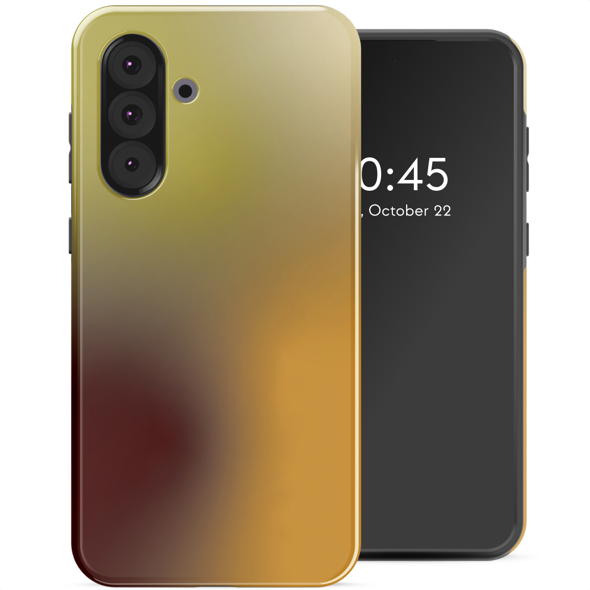 Selencia Coque arrière Vivid Samsung Galaxy A36 / A56 - Gradient Olive Dust