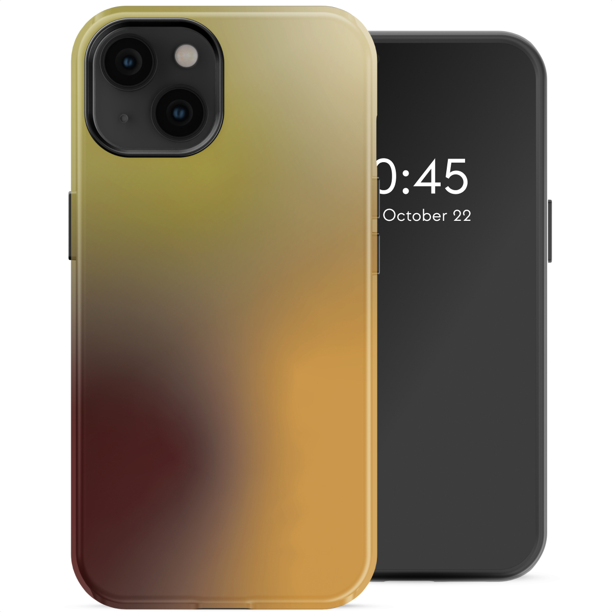 Selencia Coque arrière Vivid avec MagSafe Apple iPhone 14 - Gradient Olive Dust