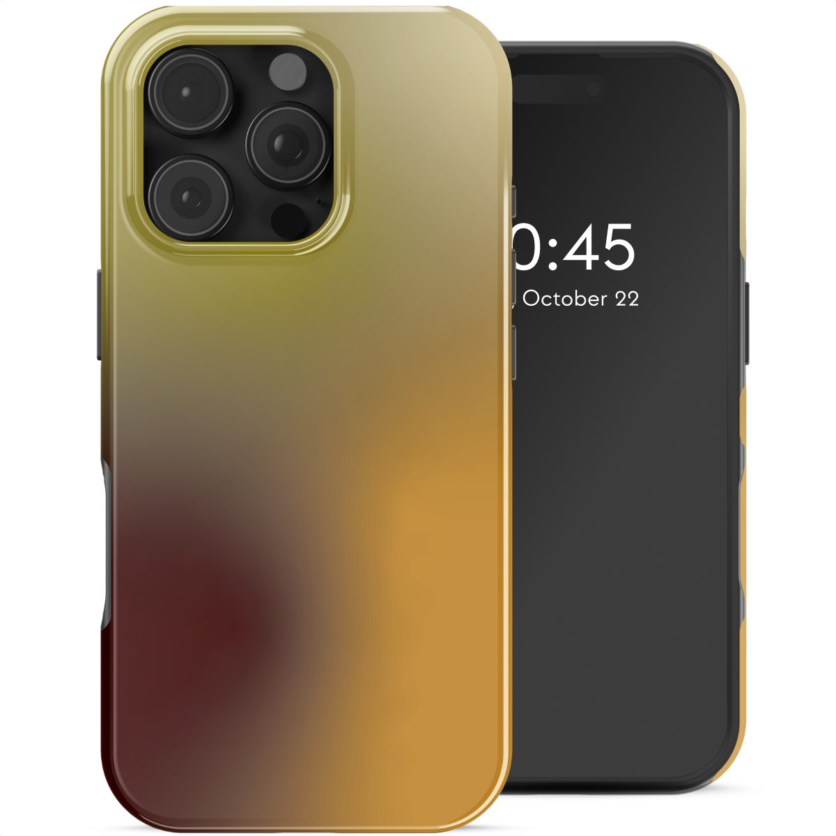 Selencia Coque arrière Vivid avec MagSafe Apple iPhone 16 Pro - Gradient Olive Dust