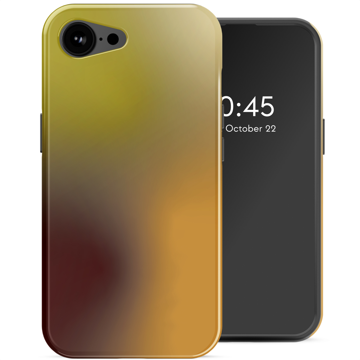 Selencia Coque arrière Vivid avec MagSafe Apple iPhone 17e / 16e - Gradient Olive Dust