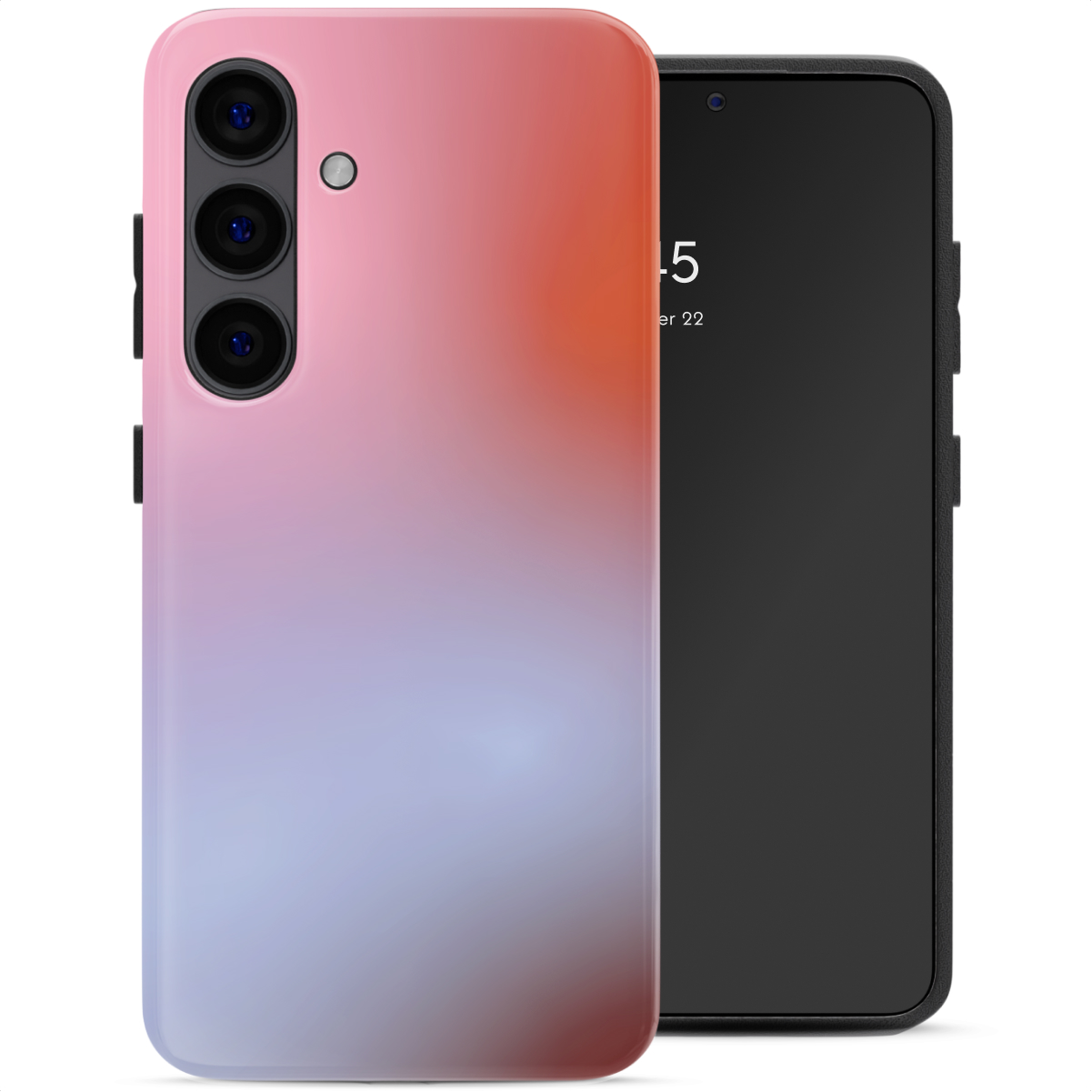 Selencia Coque arrière Vivid Samsung Galaxy S24 - Gradient Soft Blush