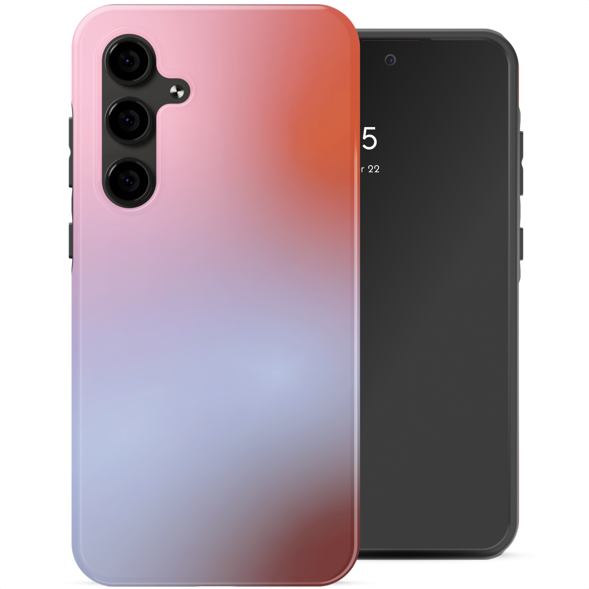 Selencia Coque arrière Vivid Samsung Galaxy S24 FE - Gradient Soft Blush