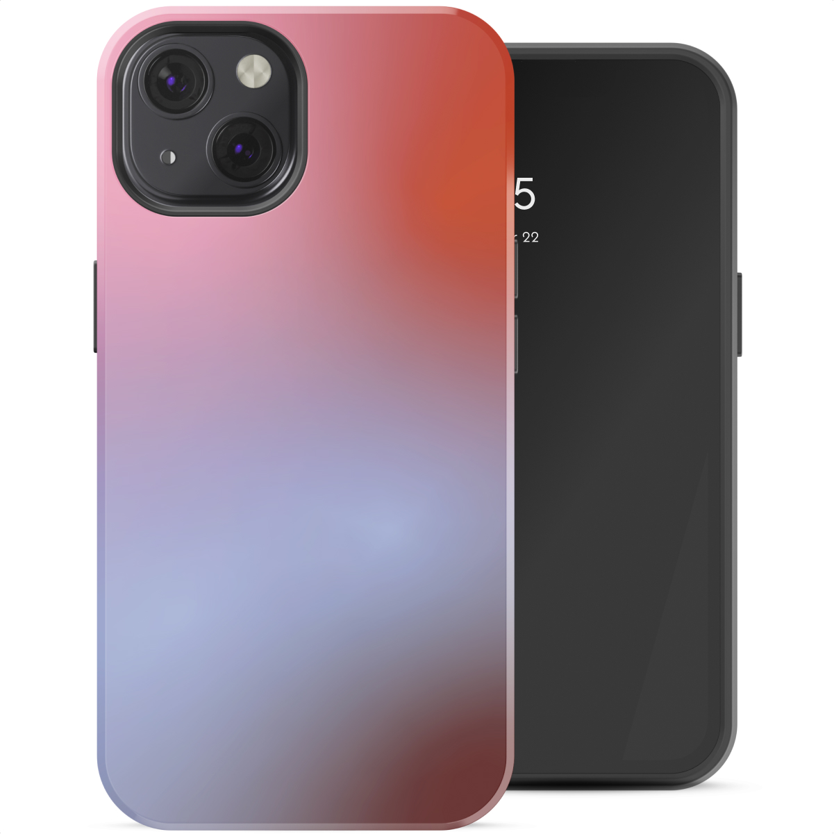Selencia Coque arrière Vivid avec MagSafe Apple iPhone 13 - Gradient Soft Blush