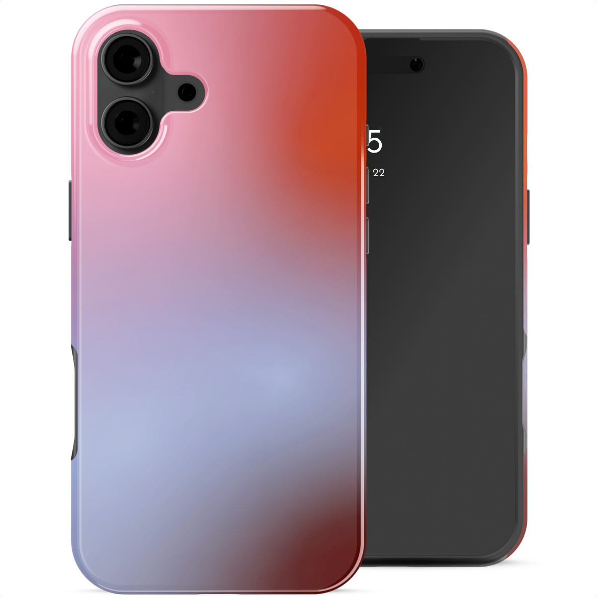 Selencia Coque arrière Vivid avec MagSafe Apple iPhone 16 - Gradient Soft Blush