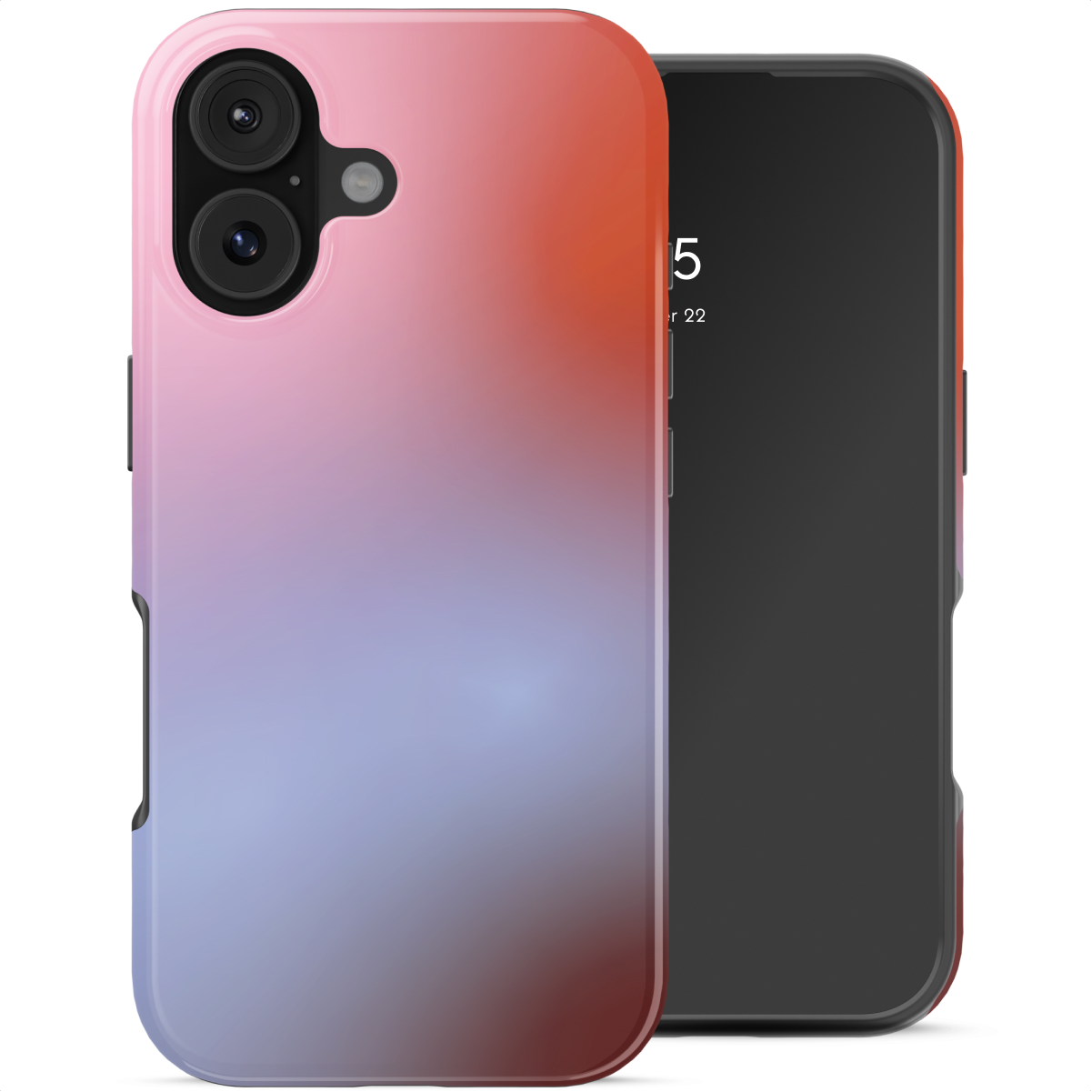 Selencia Coque arrière Vivid avec MagSafe Apple iPhone 17 - Gradient Soft Blush