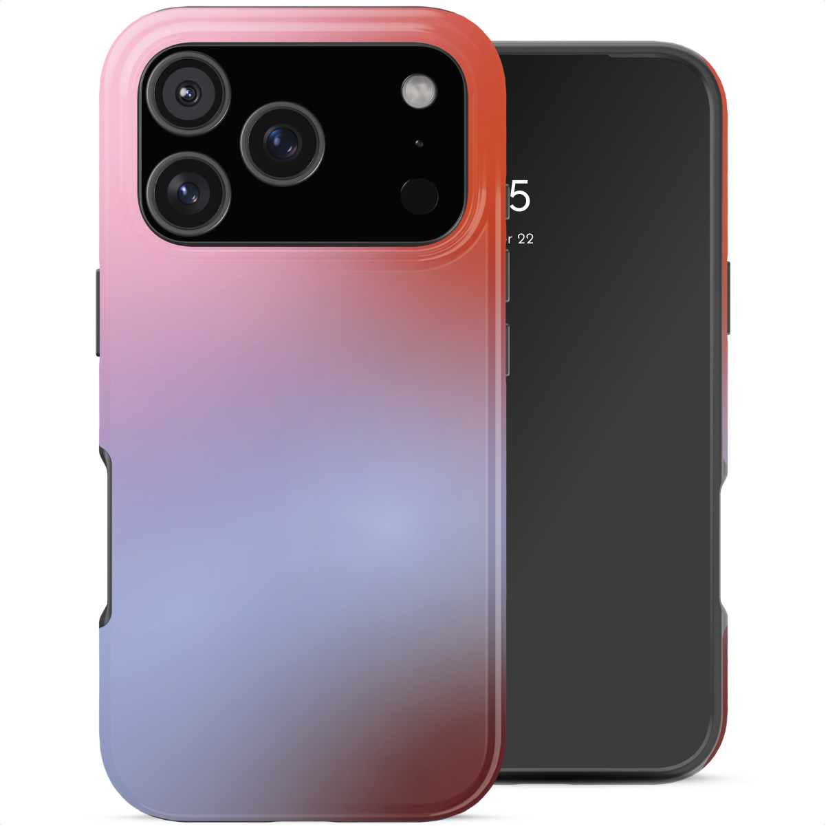Selencia Coque arrière Vivid avec MagSafe Apple iPhone 17 Pro - Gradient Soft Blush