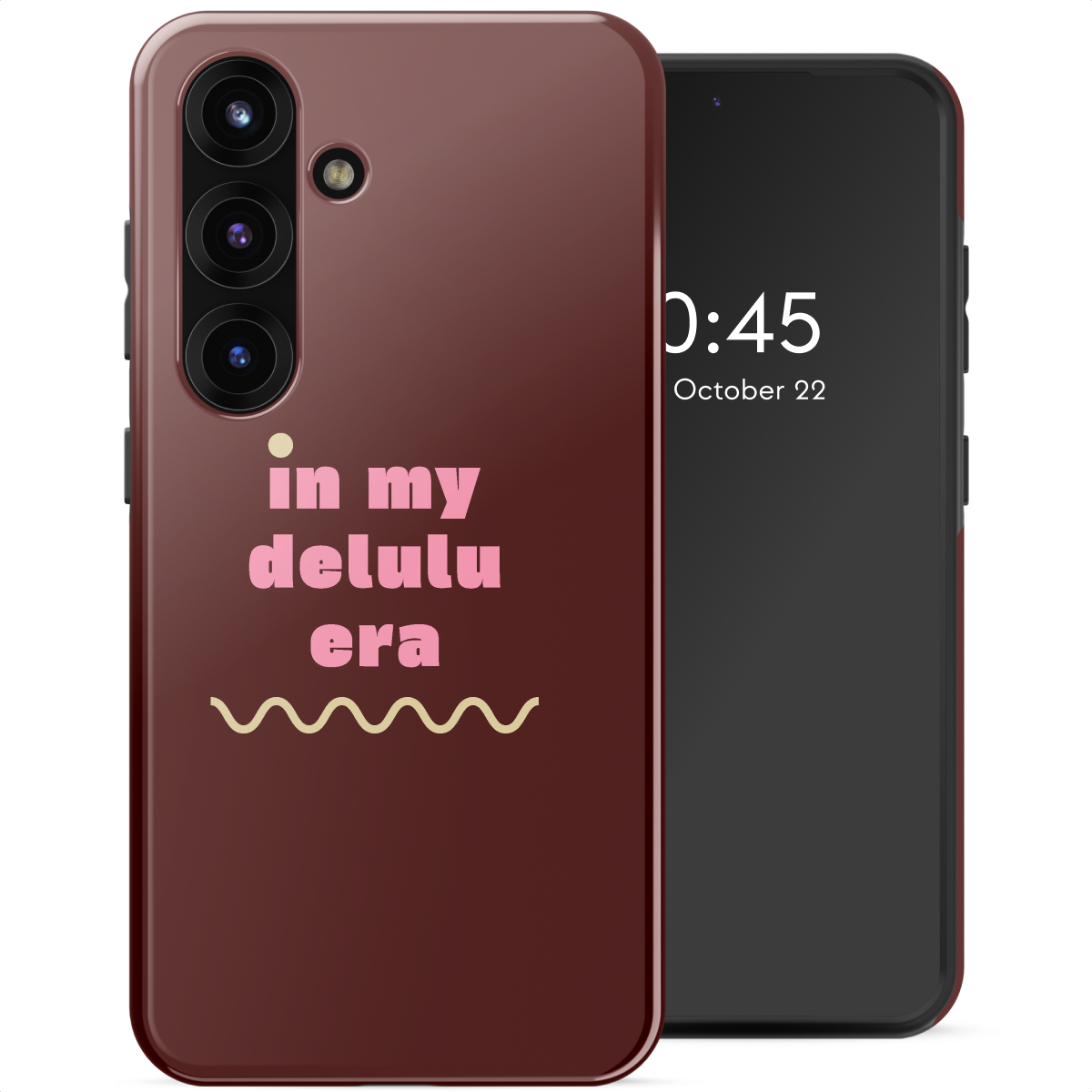 Selencia Coque arrière Vivid avec MagSafe Samsung Galaxy S25 - Delulu