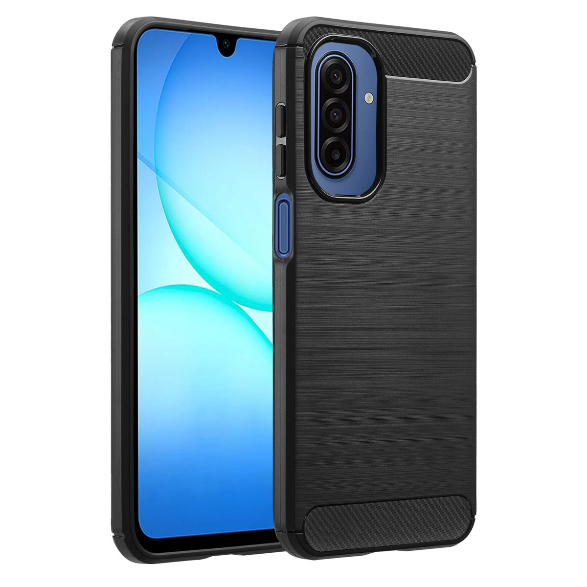 imoshion Brushed Backcover voor de Samsung Galaxy A17 (5G) / (4G) - Zwart