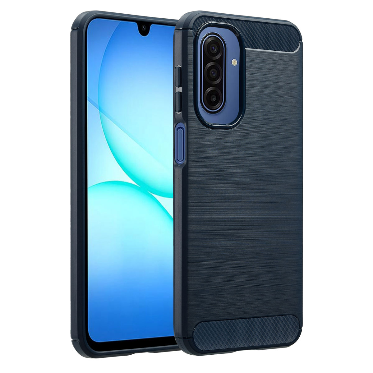 imoshion Brushed Backcover voor de Samsung Galaxy A17 (5G) / (4G) - Donkerblauw