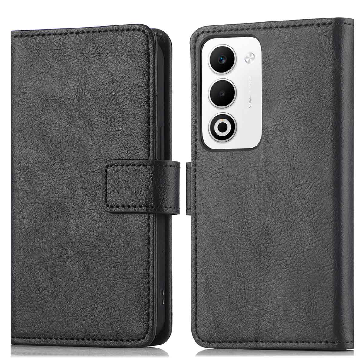 imoshion Luxe Bookcase voor de Oppo A5 5G (2025) - Zwart