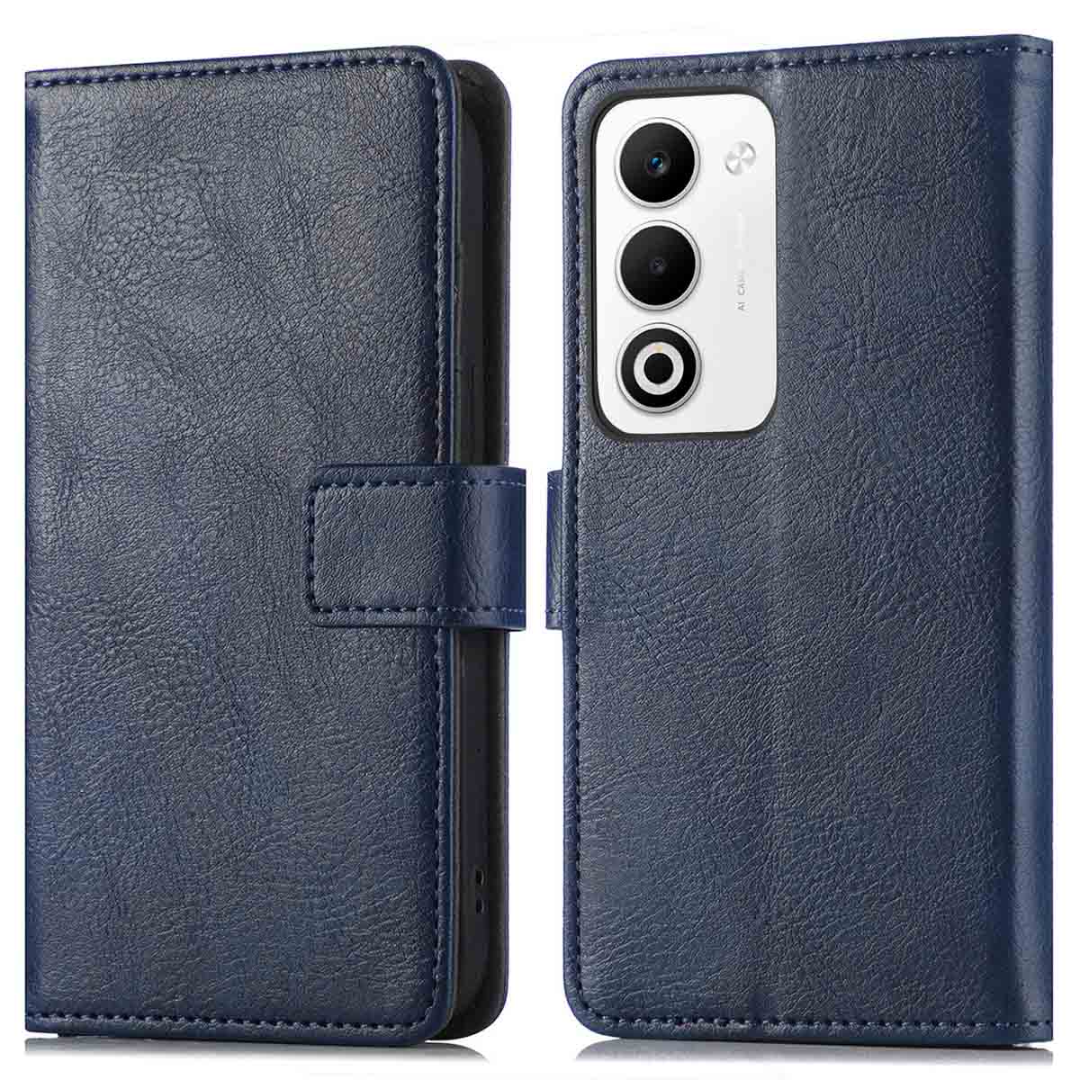 imoshion Luxe Bookcase voor de Oppo A5 5G (2025) - Donkerblauw