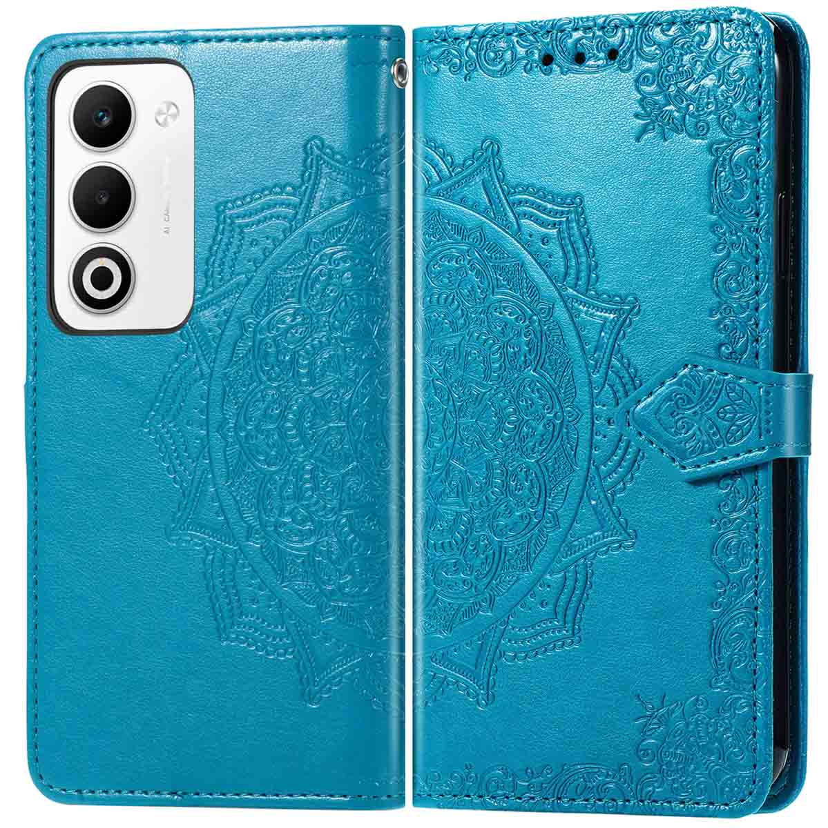 imoshion Mandala Bookcase voor de Oppo A5 5G (2025) - Turquoise