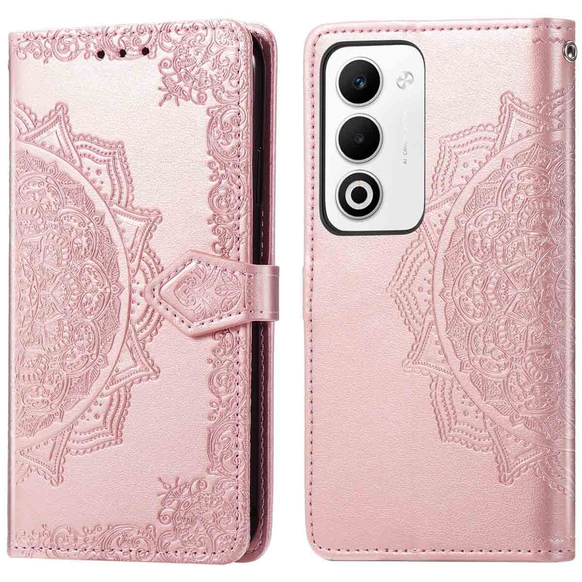 imoshion Mandala Bookcase voor de Oppo A5 5G (2025) - Rosé Goud