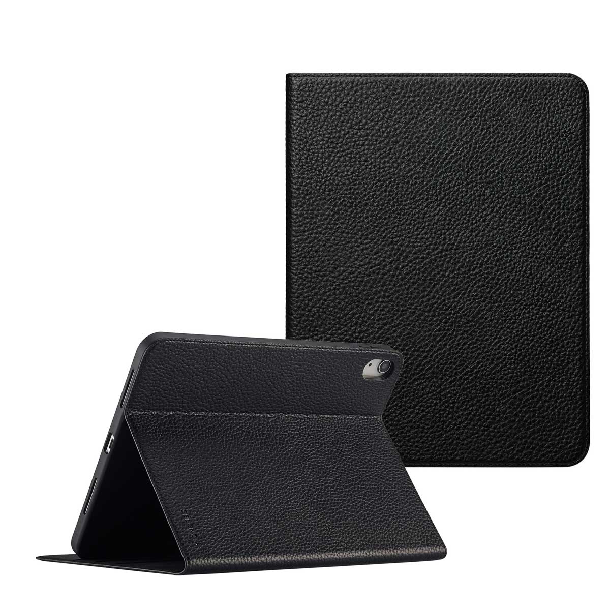 Selencia Riva Bookcase voor de Apple iPad 11 (2025) 11 inch A16 / iPad 10 (2022) 10.9 inch - Zwart