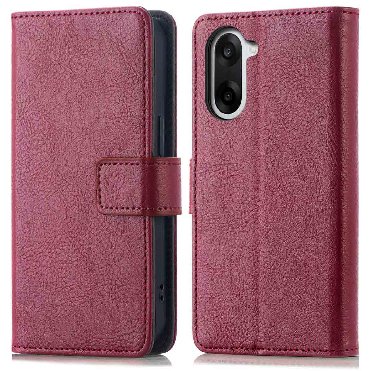 imoshion Luxe Bookcase voor de OnePlus Nord CE5 - Bordeaux