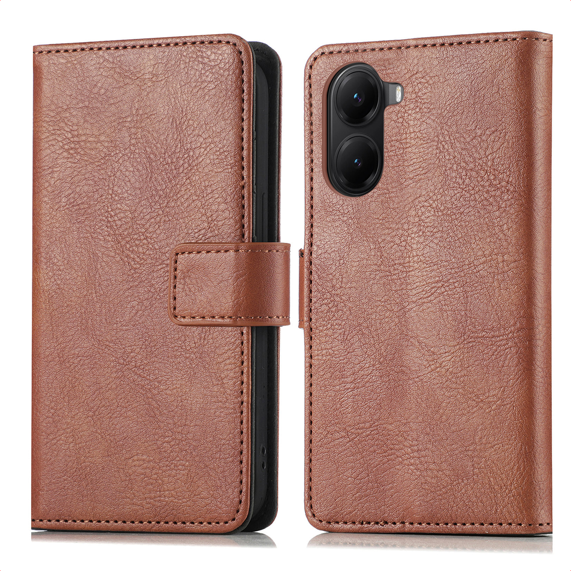 imoshion Luxe Bookcase voor de Xiaomi Poco X7 Pro - Bruin