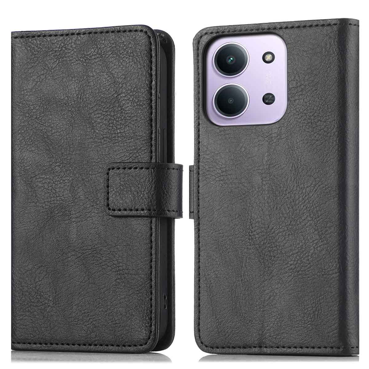 imoshion Luxe Bookcase voor de Xiaomi Redmi 15C (5G) - Zwart