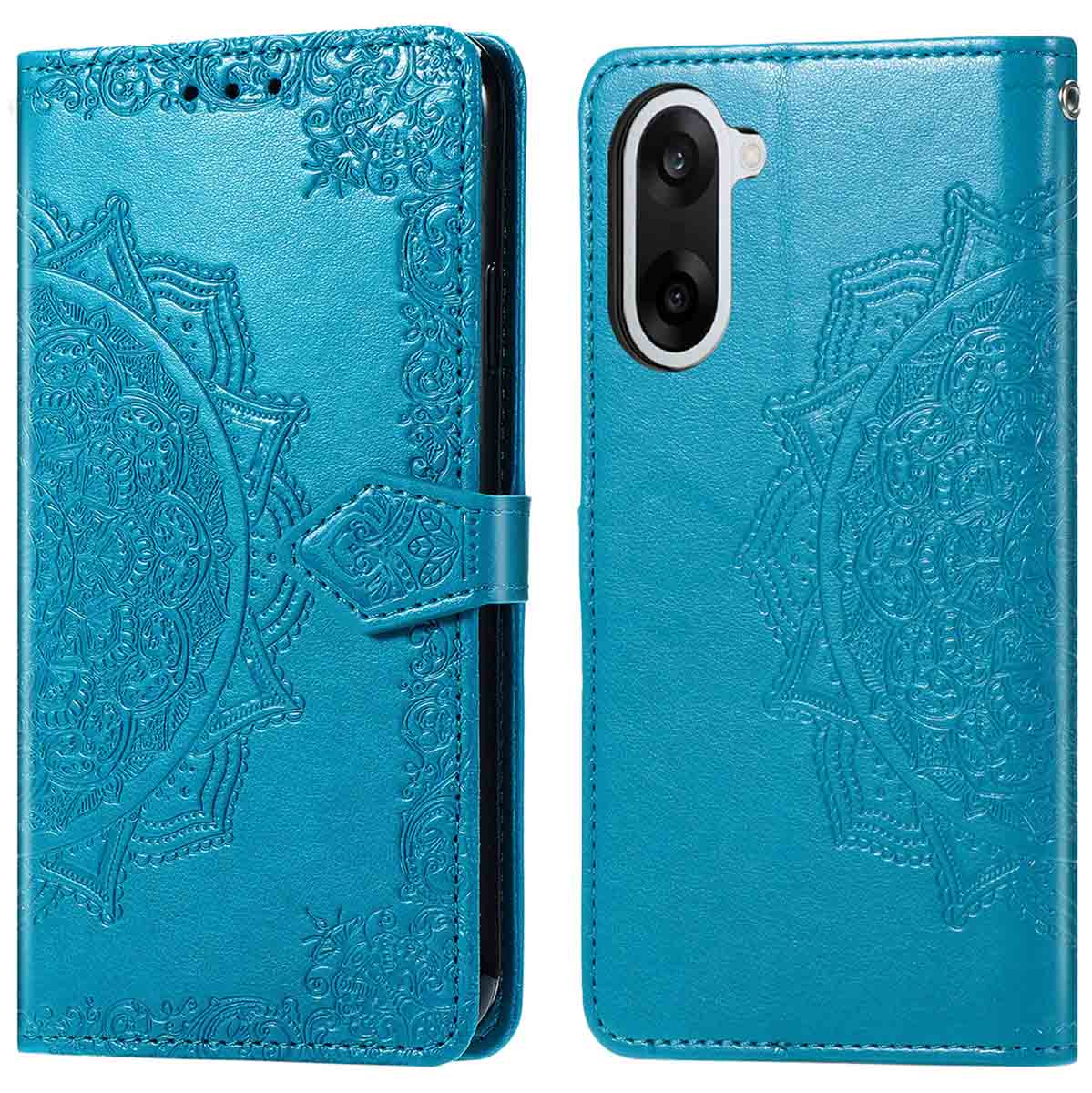 imoshion Mandala Bookcase voor de OnePlus Nord CE5 - Turquoise