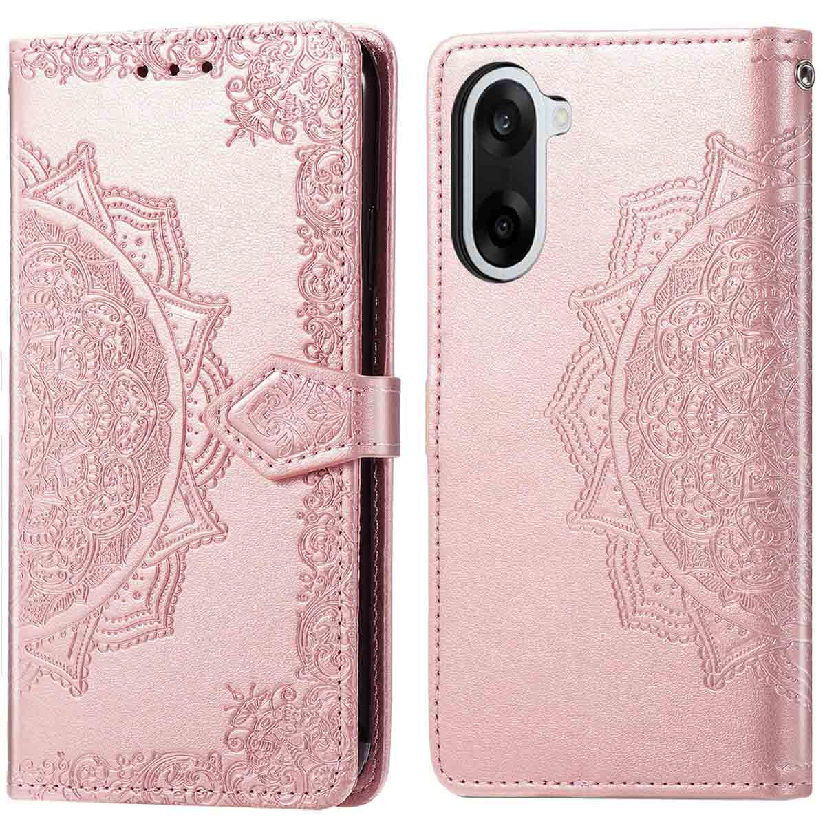 imoshion Mandala Bookcase voor de OnePlus Nord CE5 - Rosé Goud