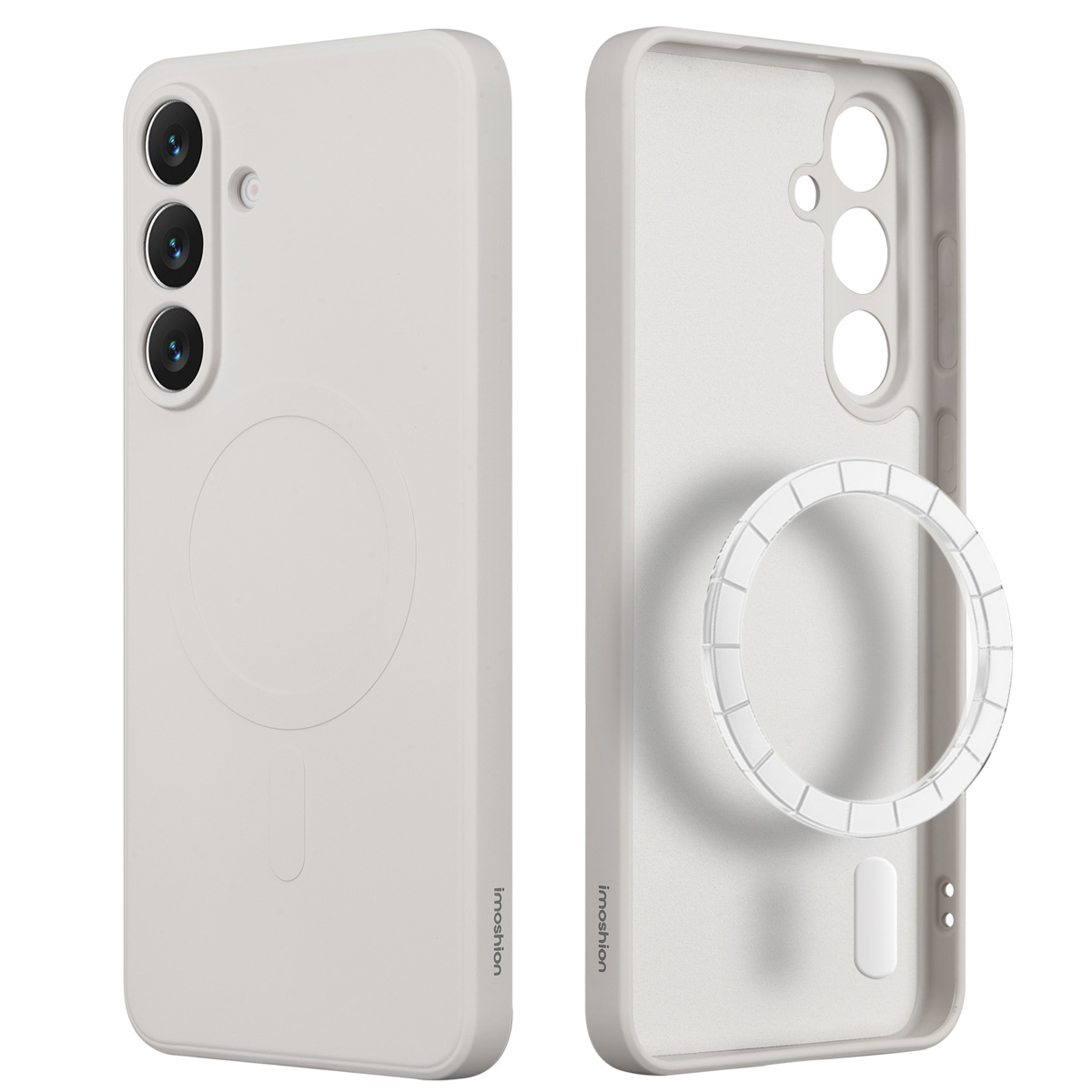 imoshion Coque Couleur avec MagSafe Samsung Galaxy S25 FE - Beige