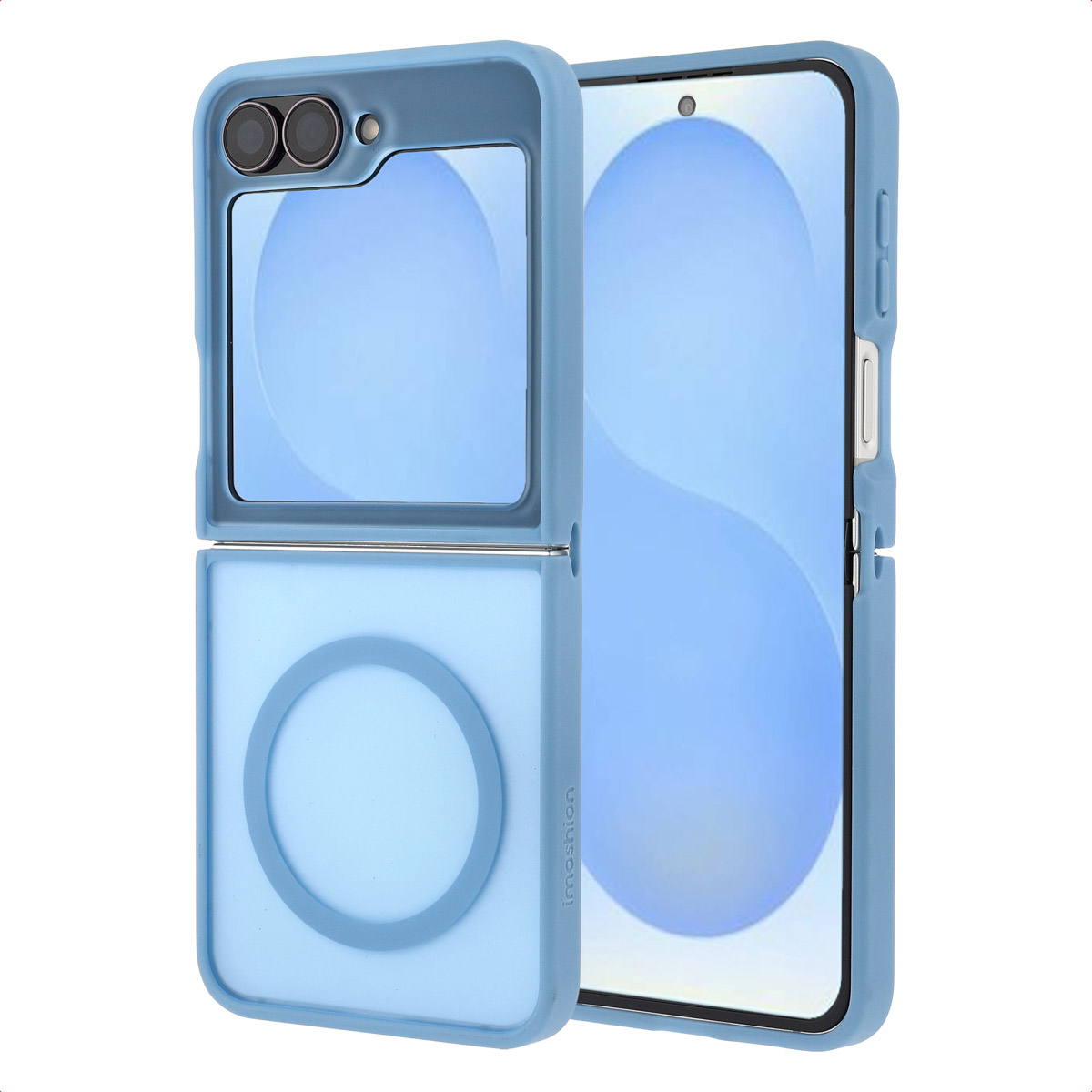 imoshion Coque Color Guard avec MagSafe Samsung Galaxy Z Flip 7 FE - Bleu clair