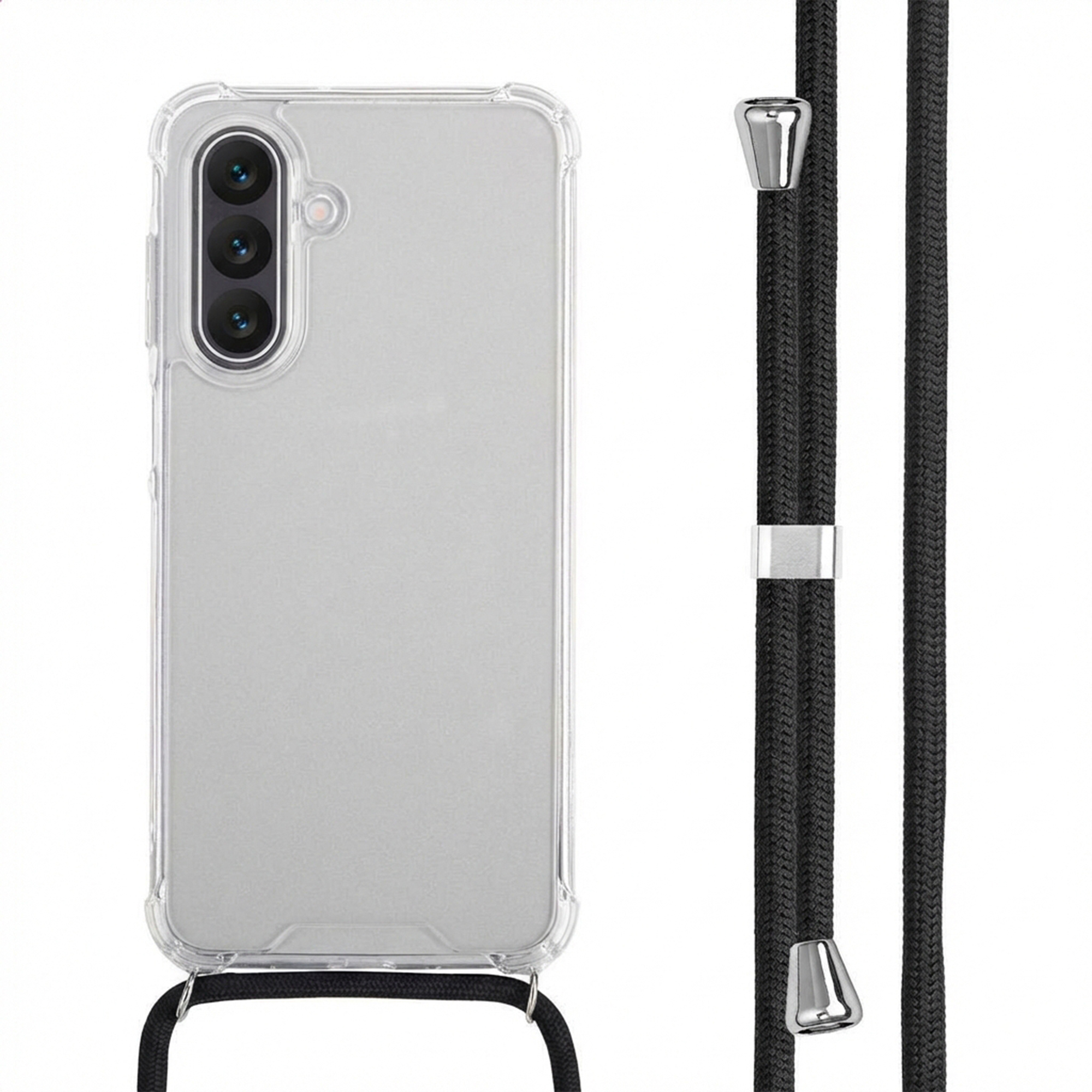 imoshion Coque arrière Transparente avec cordon Samsung Galaxy A17 (5G) / (4G) - Noir