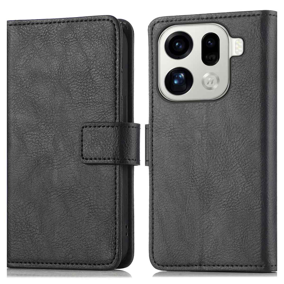 imoshion Luxe Bookcase voor de Oppo Find X9 Pro - Zwart