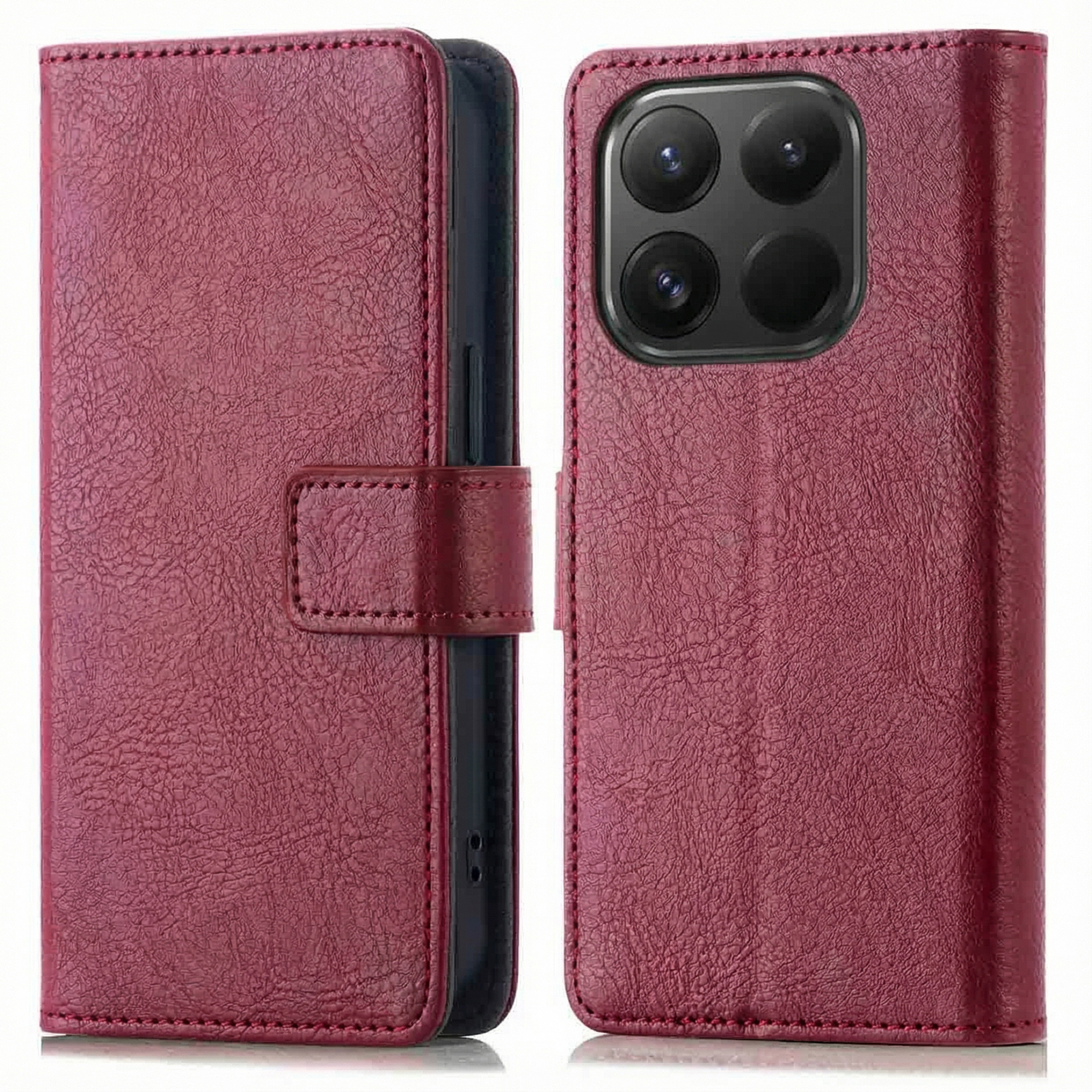 imoshion Luxe Bookcase voor de Xiaomi 15T Pro - Bordeaux