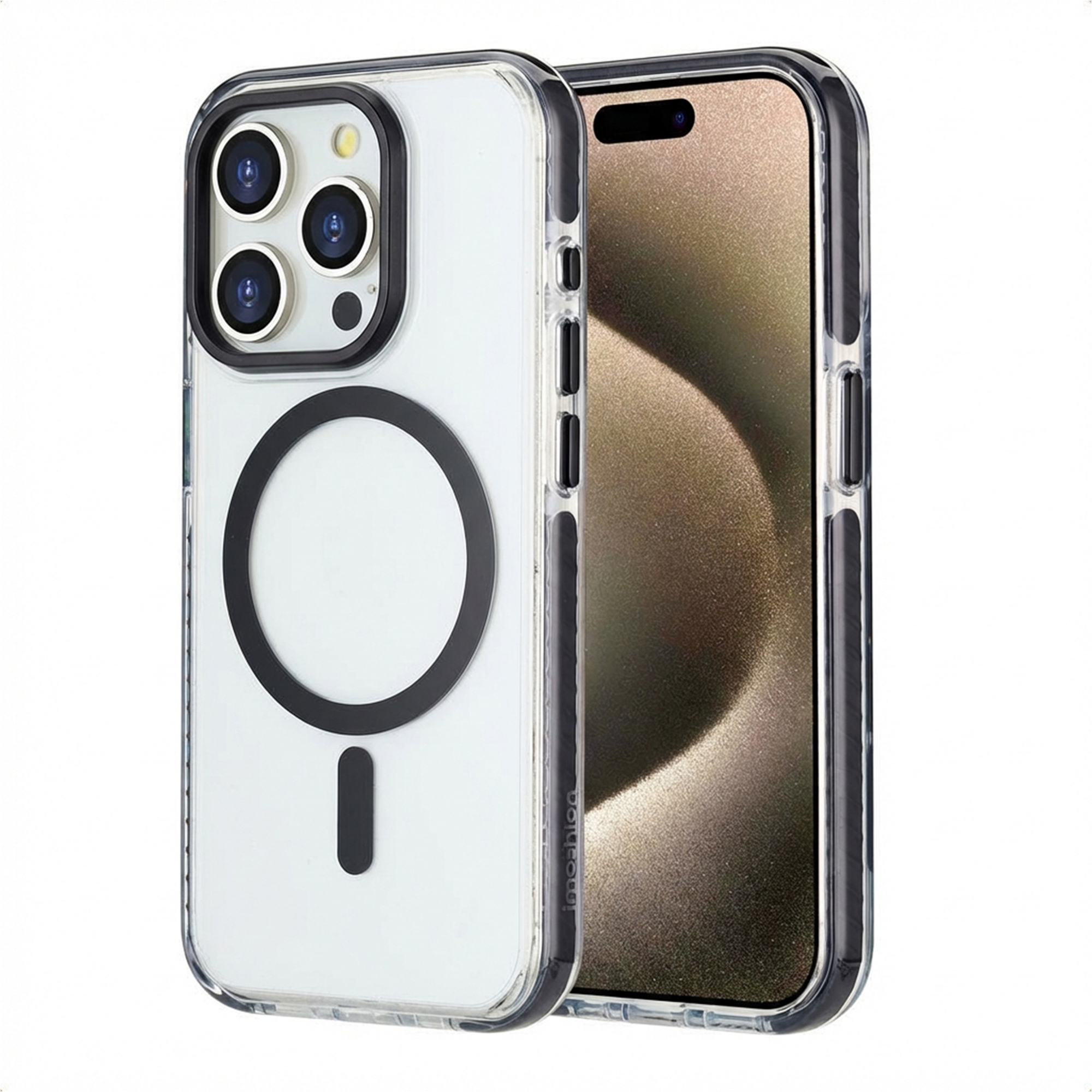 imoshion Coque Combat MagSafe Apple iPhone 15 Pro - Noir
