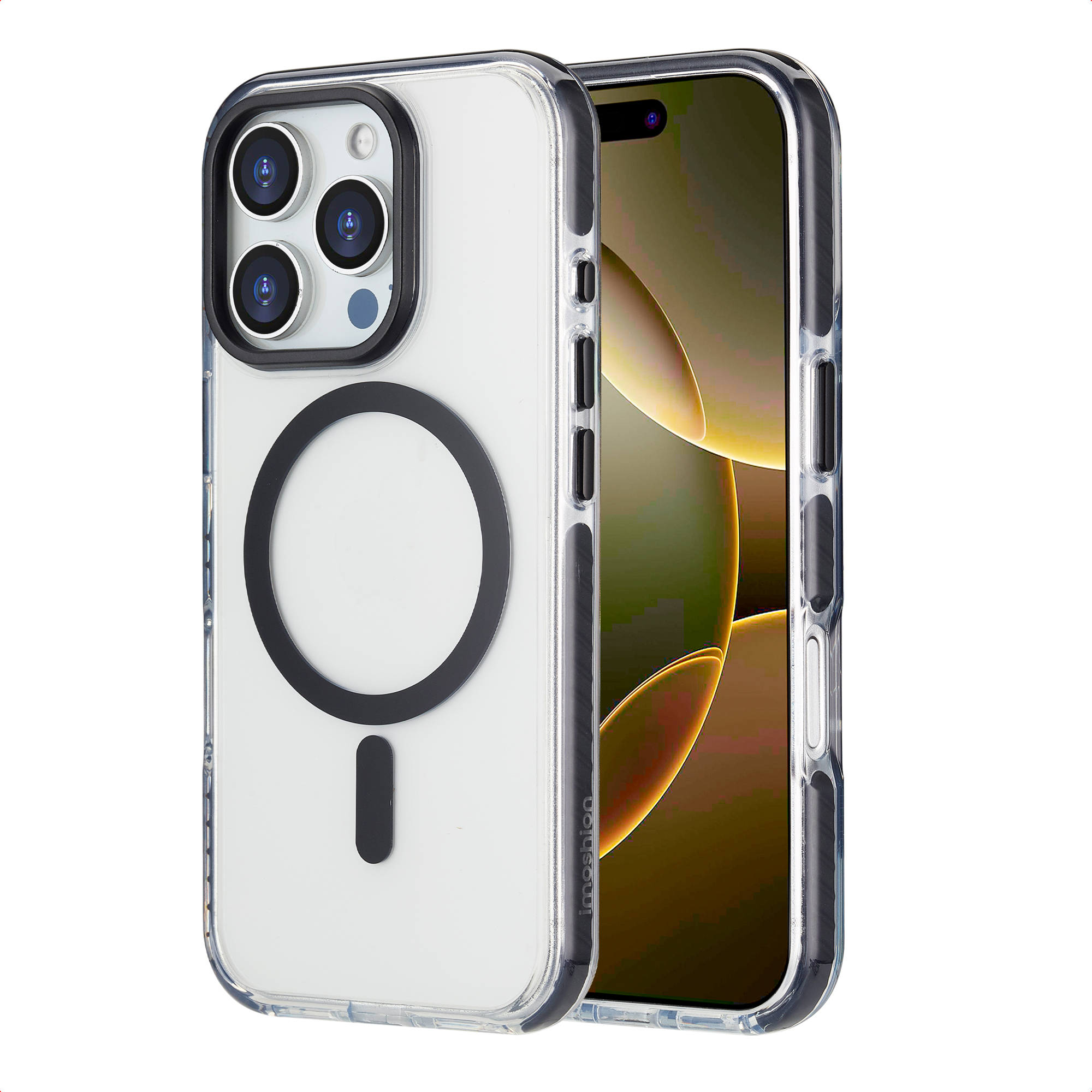 imoshion Coque Combat MagSafe Apple iPhone 16 Pro - Noir