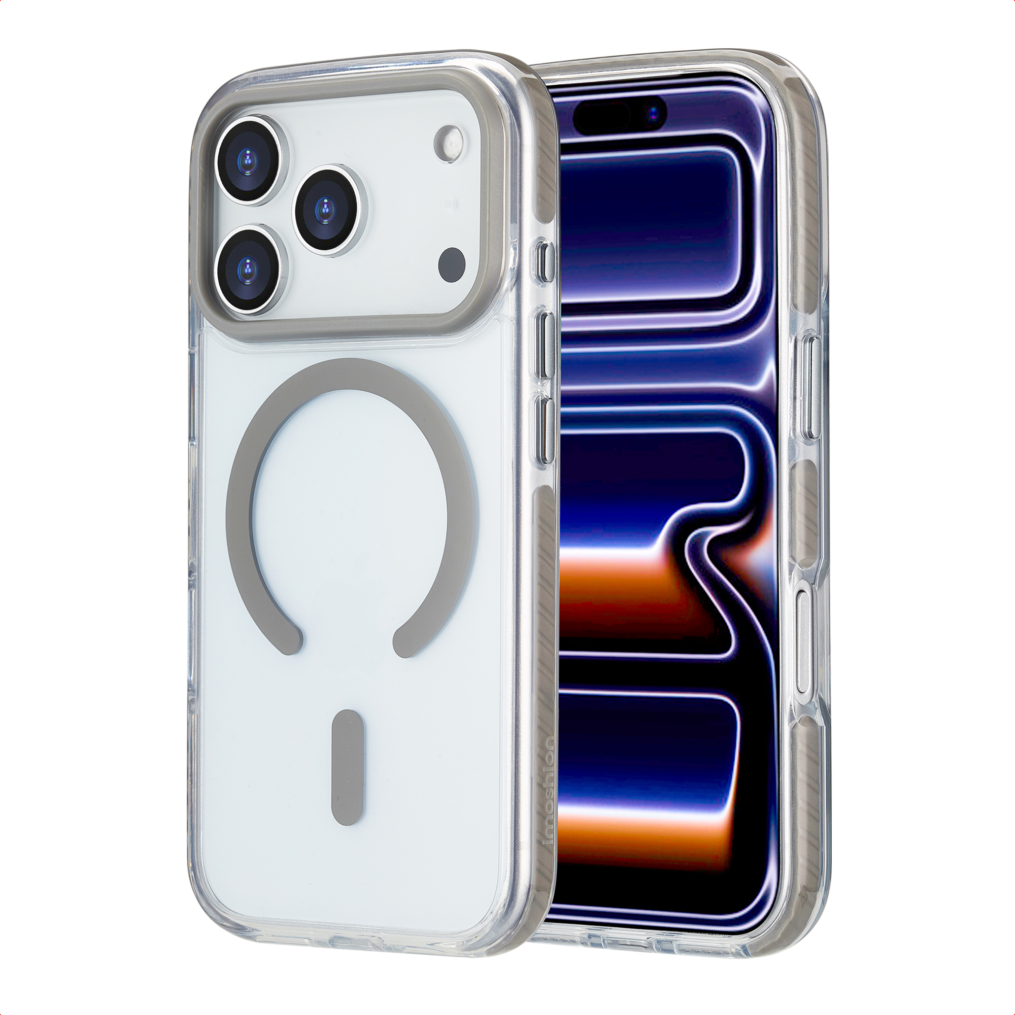 imoshion Coque Combat MagSafe Apple iPhone 17 Pro - Gris