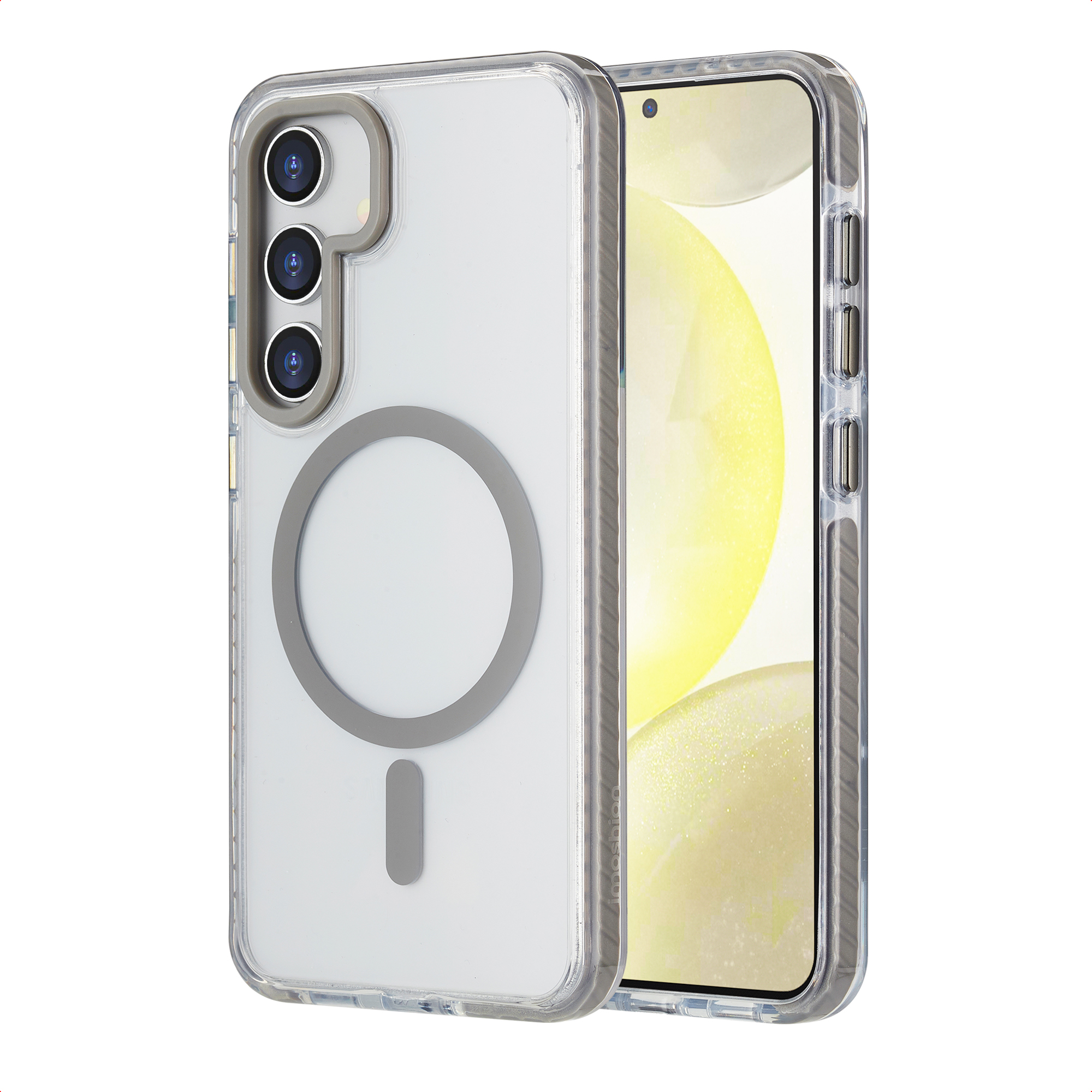 imoshion Coque Combat MagSafe Samsung Galaxy S24 - Gris