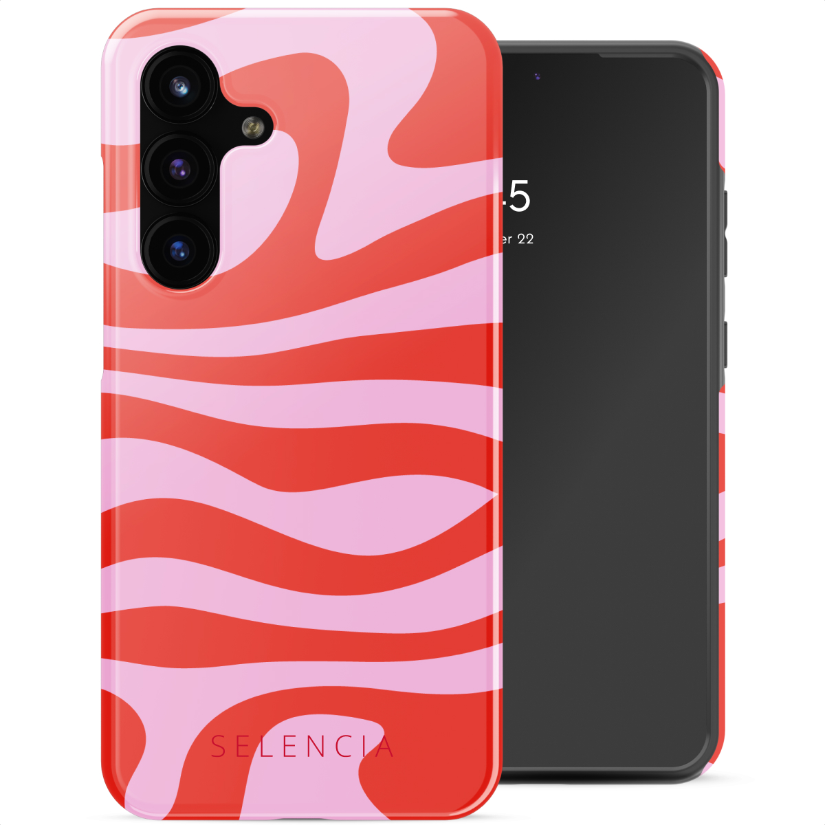 Selencia Vivid Backcover voor de Samsung Galaxy S25 FE - Dream Swirl Pink