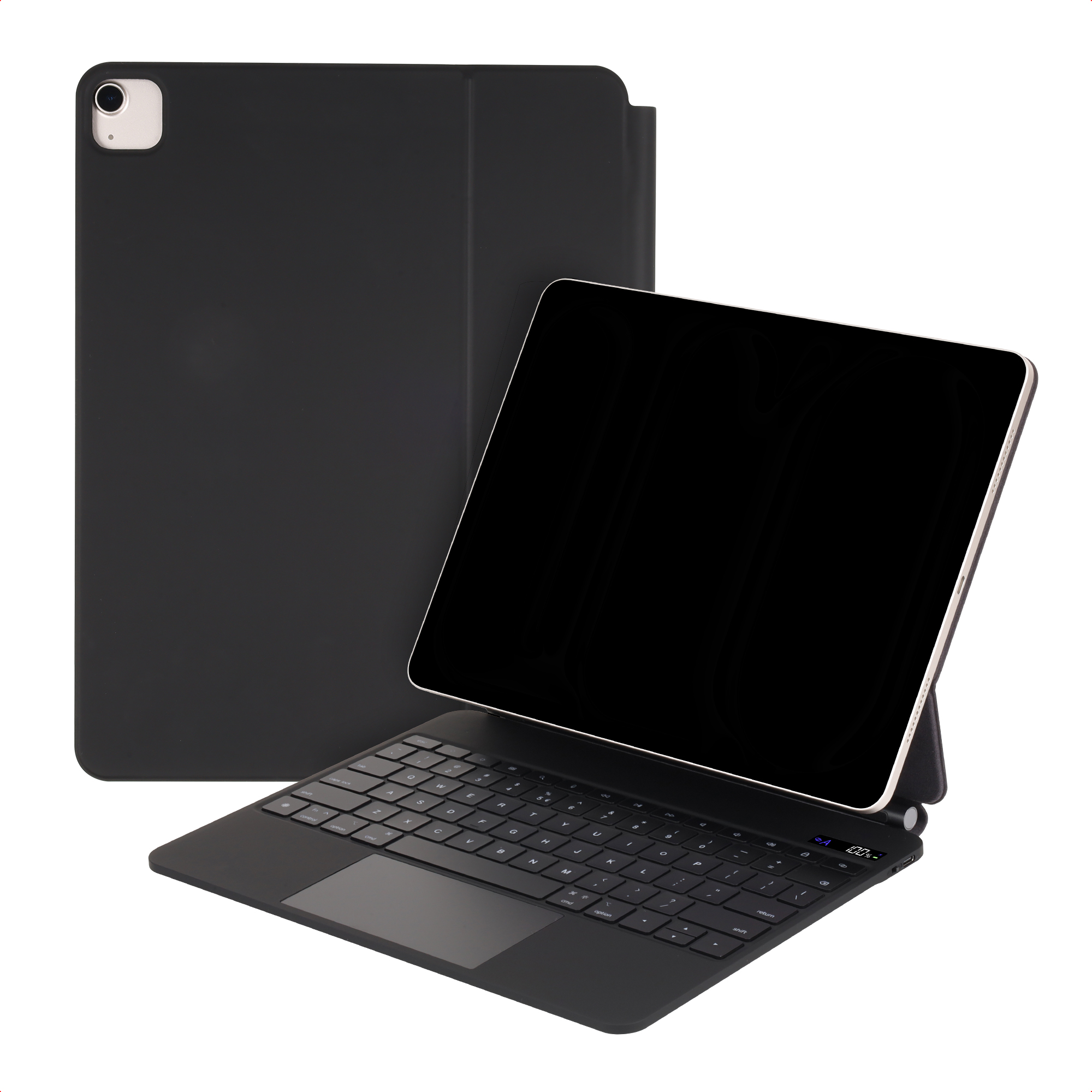 Accezz Clavier Bluetooth magnétique Apple iPad Pro 13 (2025) M5 / (2024) M4 - QWERTY / NL - Noir