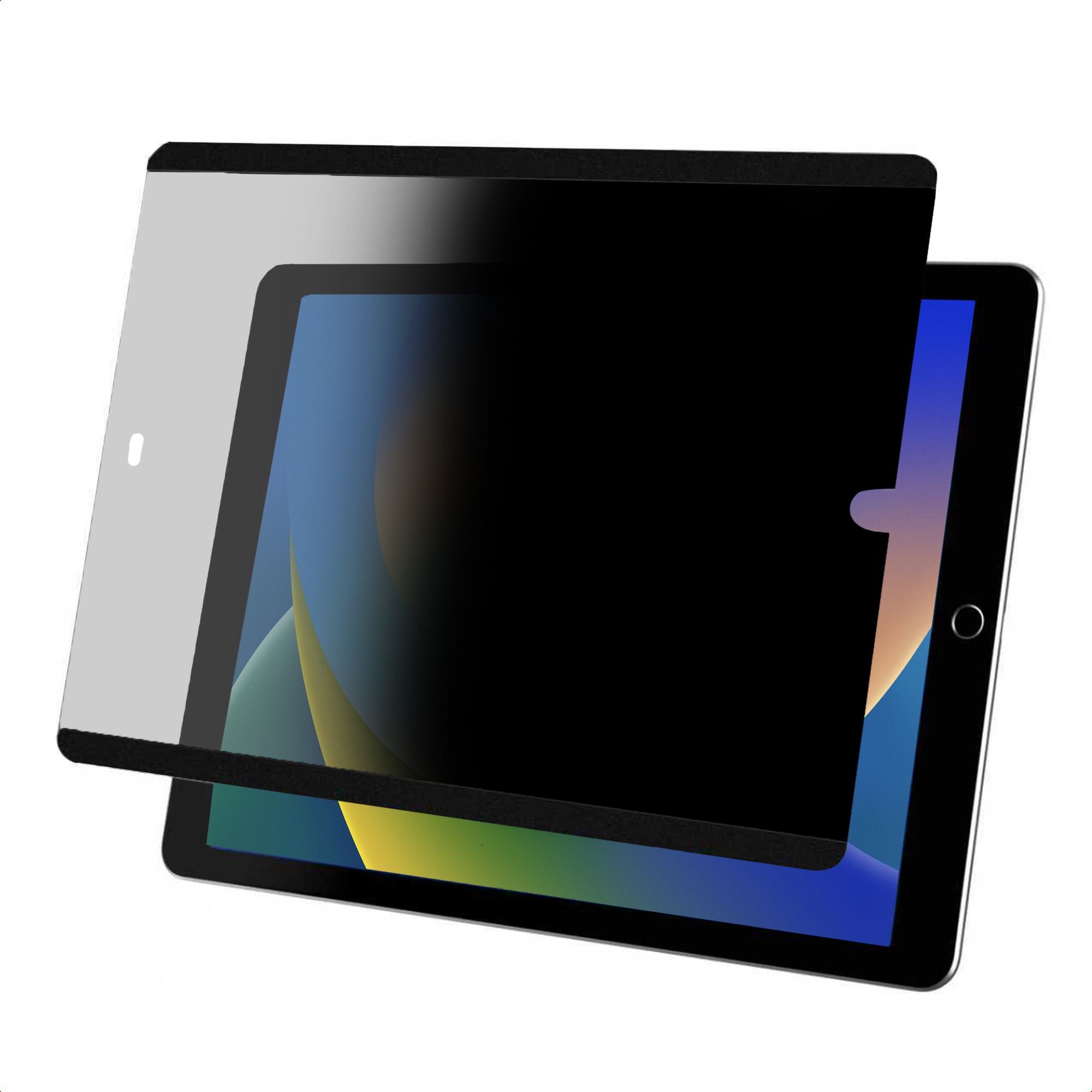 Accezz Magnetische Privacy Screenprotector voor de Apple iPad 9 (2021) 10.2 / iPad 8 (2020) 10.2 / iPad 7 (2019) 10.2 / Air 3 (2019) / Pro 10.5 (2017)