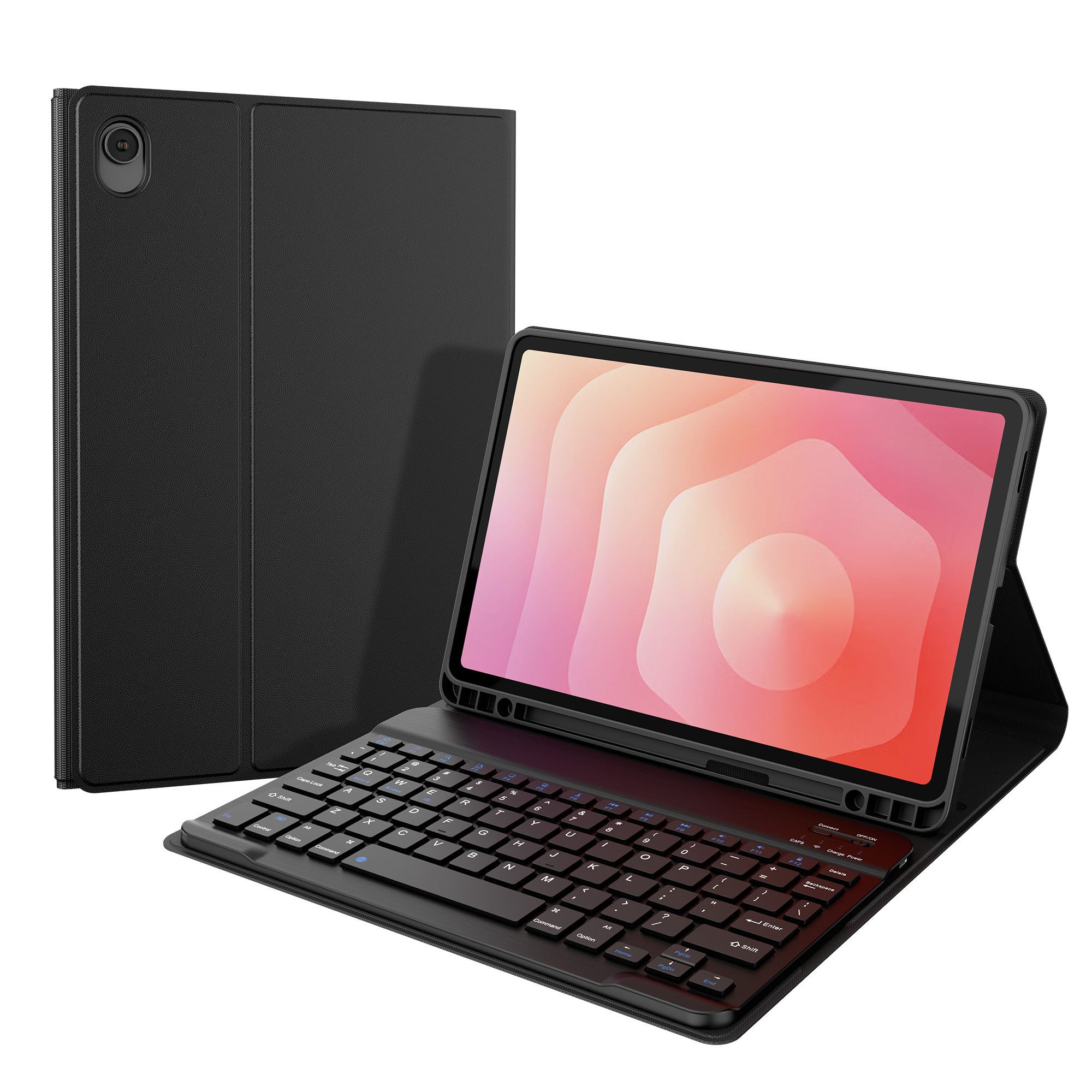 Accezz Bluetooth Keyboard Bookcase voor de Samsung Galaxy Tab S11 - QWERTY / NL - Zwart