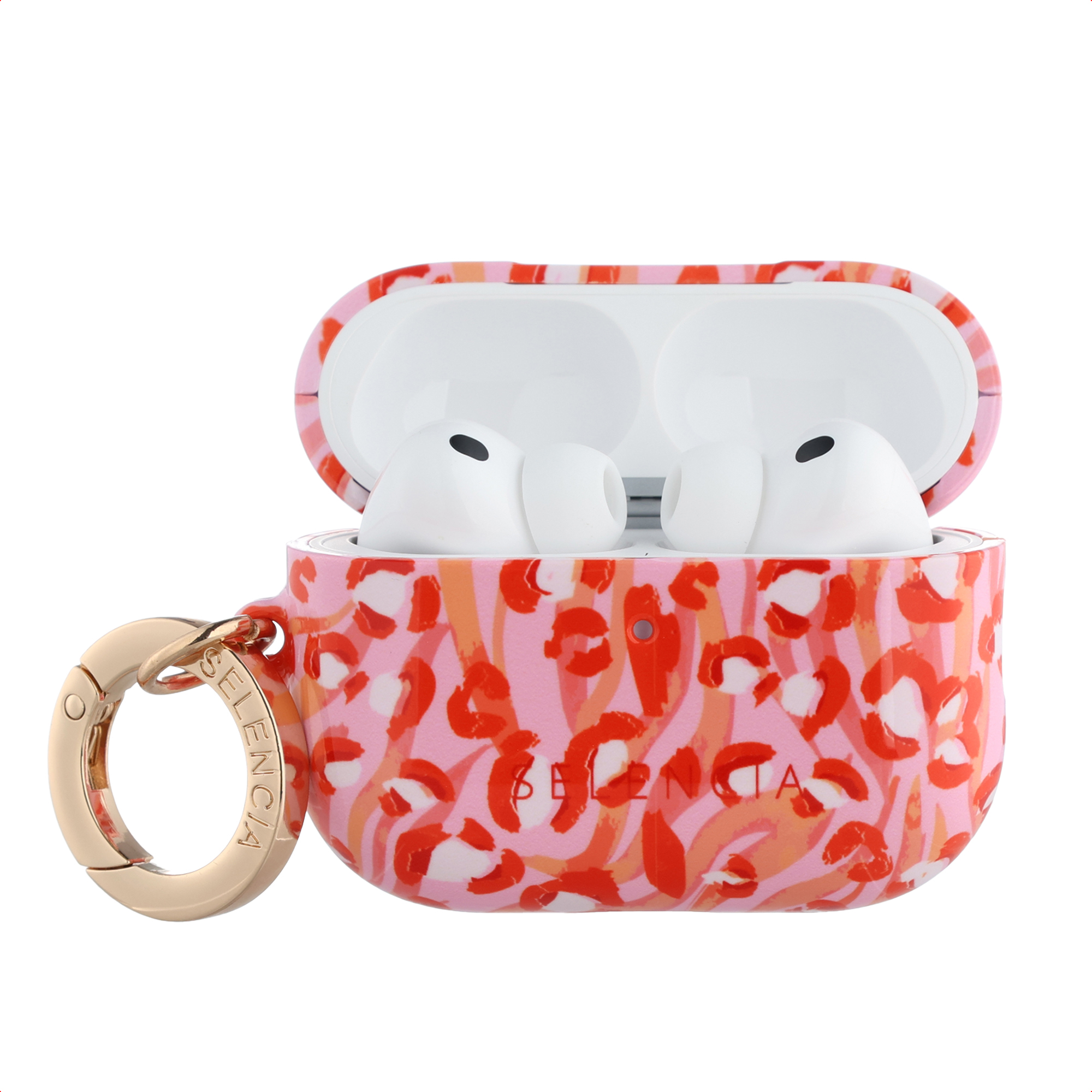Selencia Vivid Case voor de Apple Airpods Pro 3 - Wild Spots Lipstick