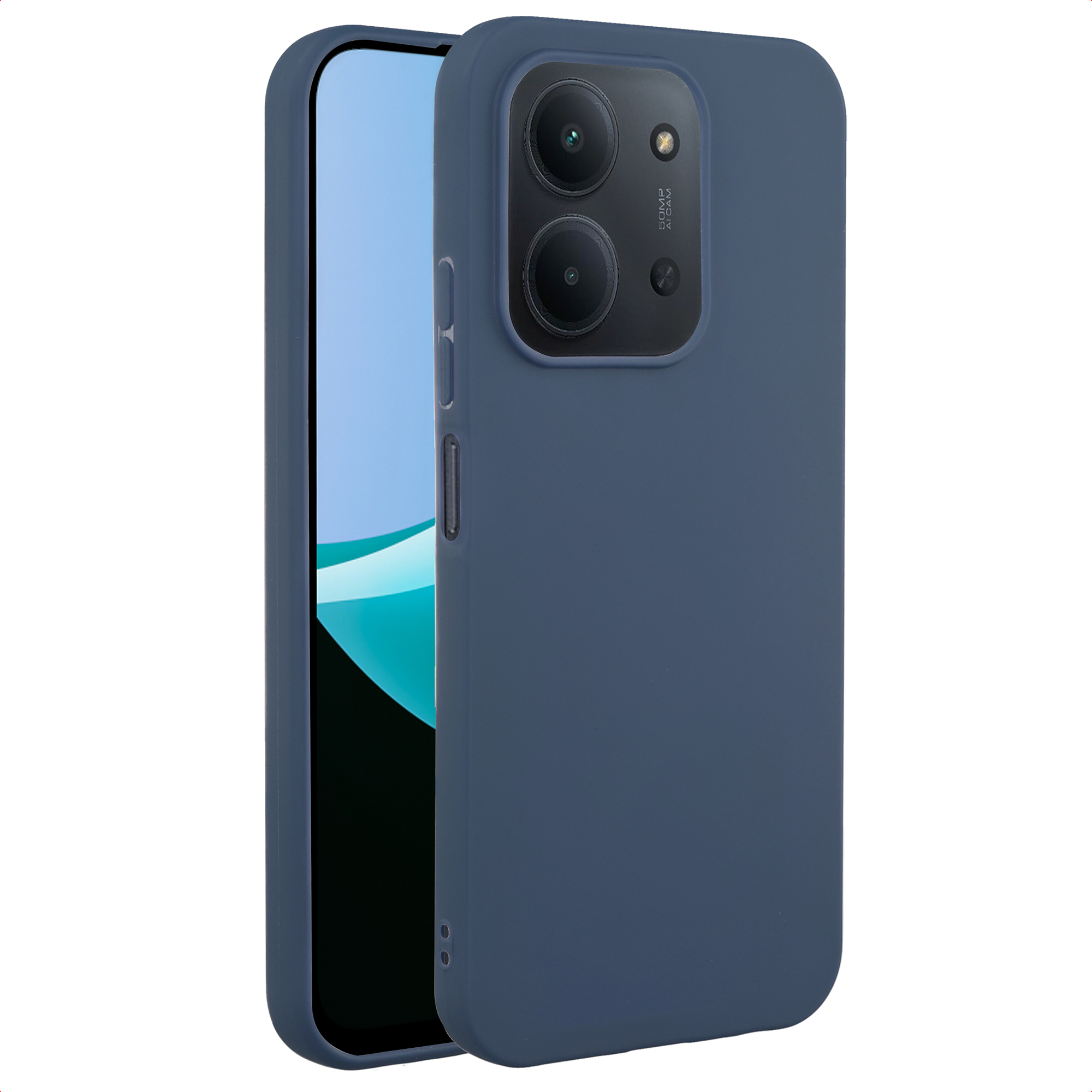 imoshion Coque Couleur Xiaomi Redmi 15C (5G) - Bleu foncé