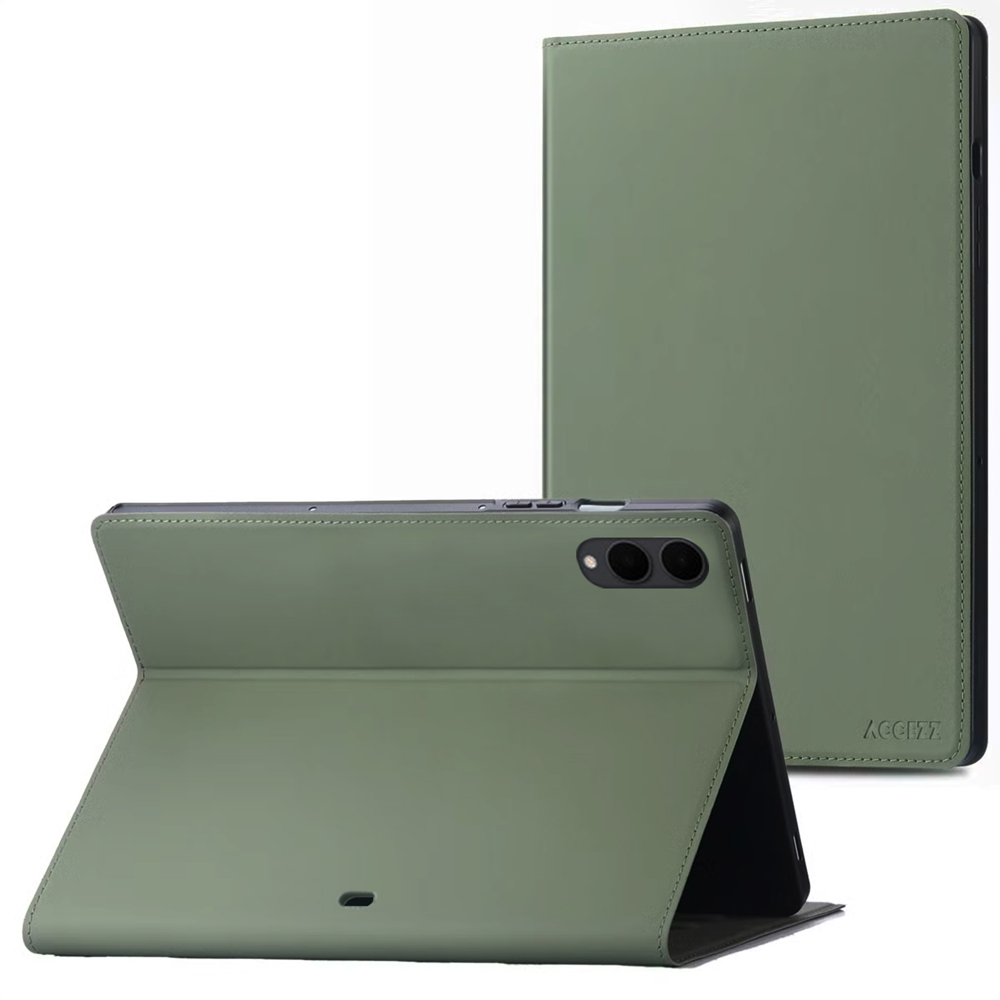 Accezz Classic Tablet Case voor de Samsung Galaxy Tab S11 Ultra - Groen