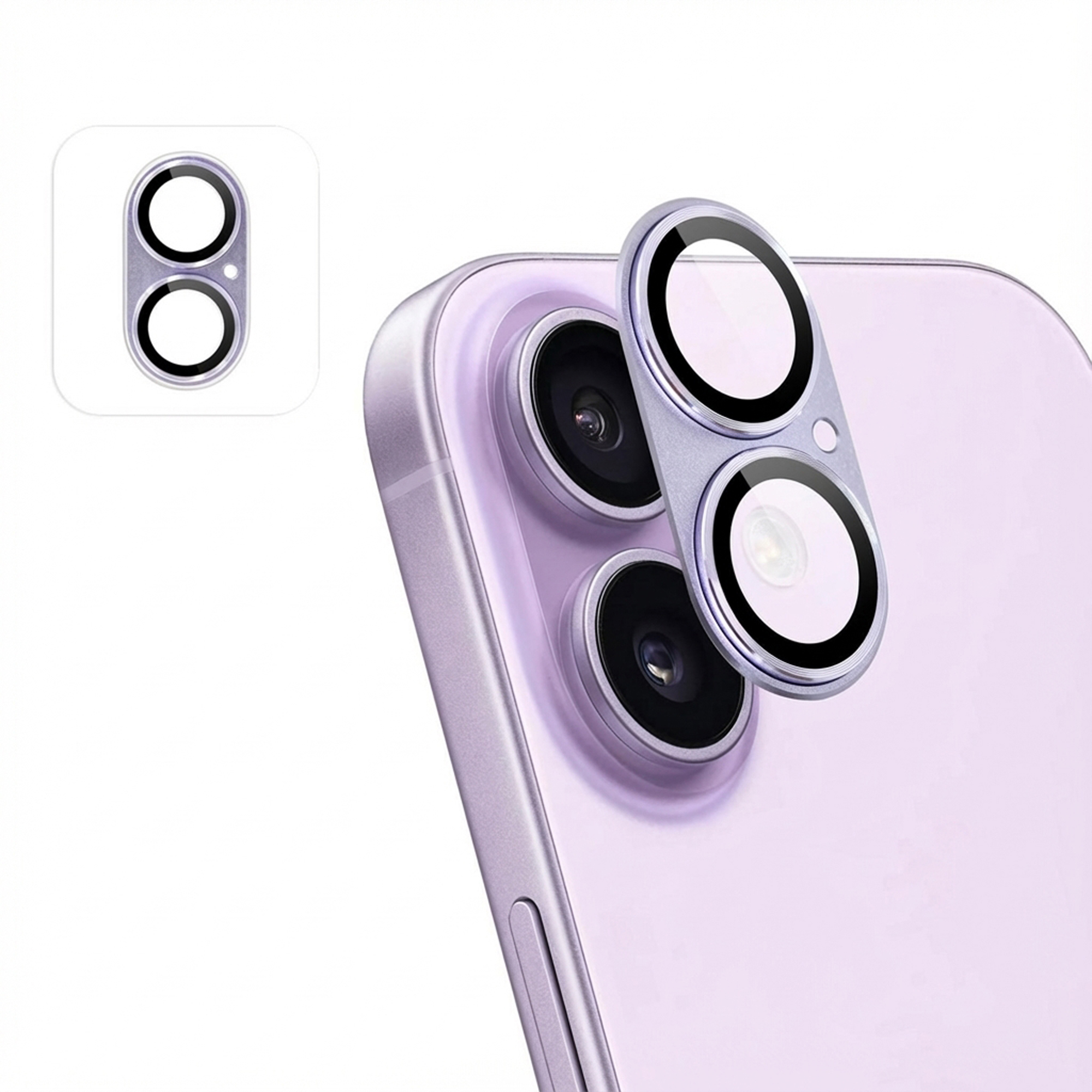 imoshion Camera Protector Glas 2 Pack voor de Apple iPhone 17 - Lavendel