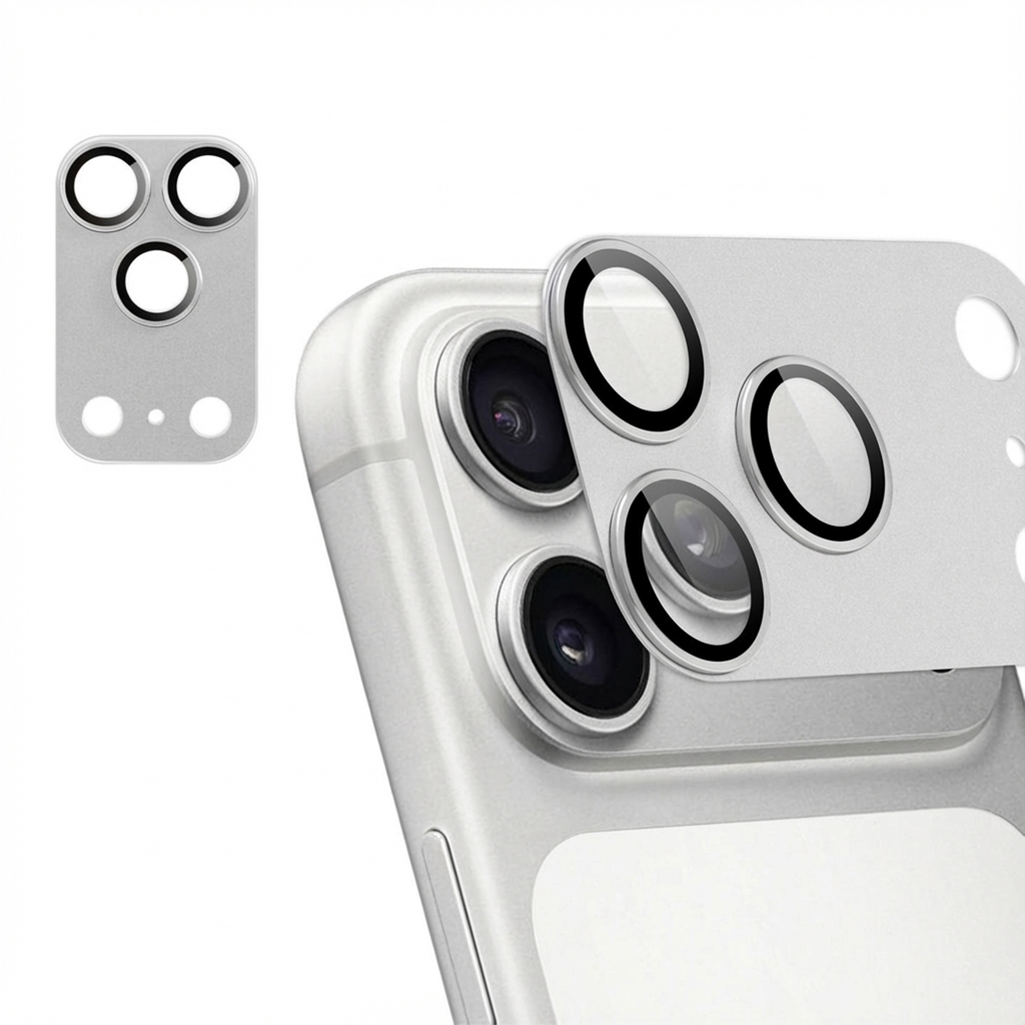 imoshion Camera Protector Glas 2 Pack voor de Apple iPhone 17 Pro - Silver
