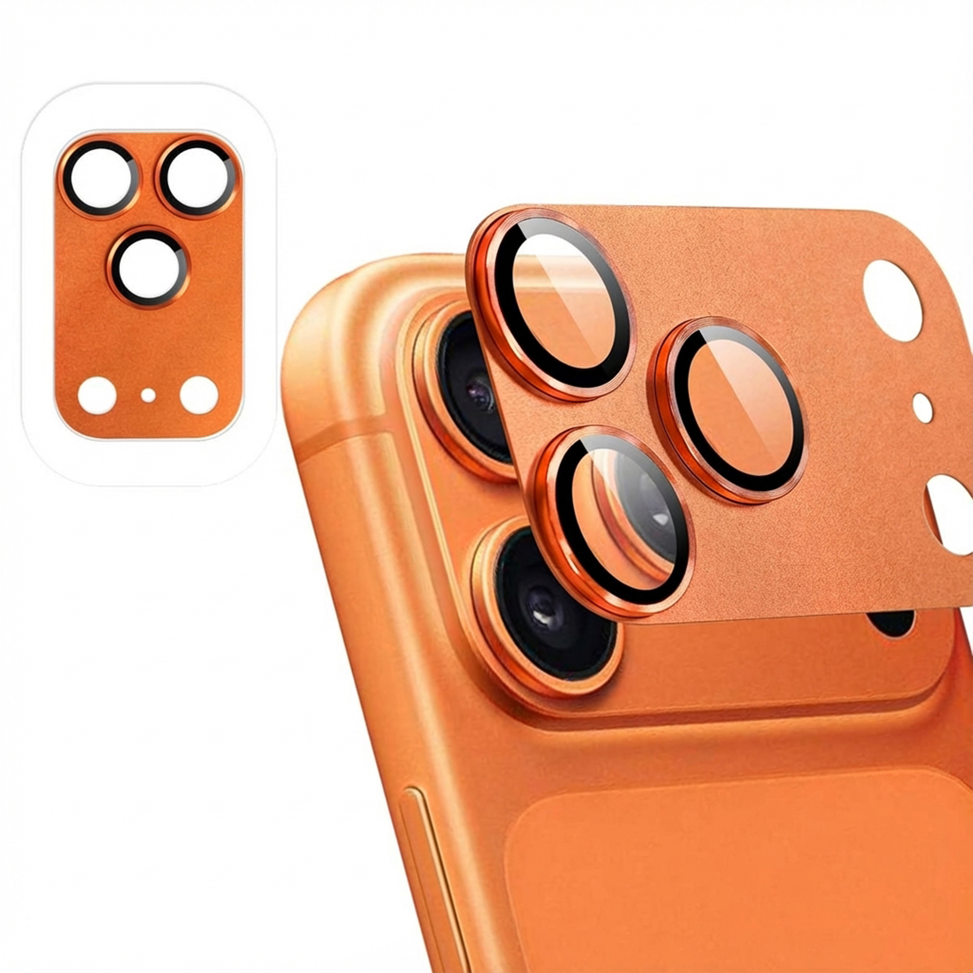 imoshion Camera Protector Glas 2 Pack voor de Apple iPhone 17 Pro - Cosmic Orange