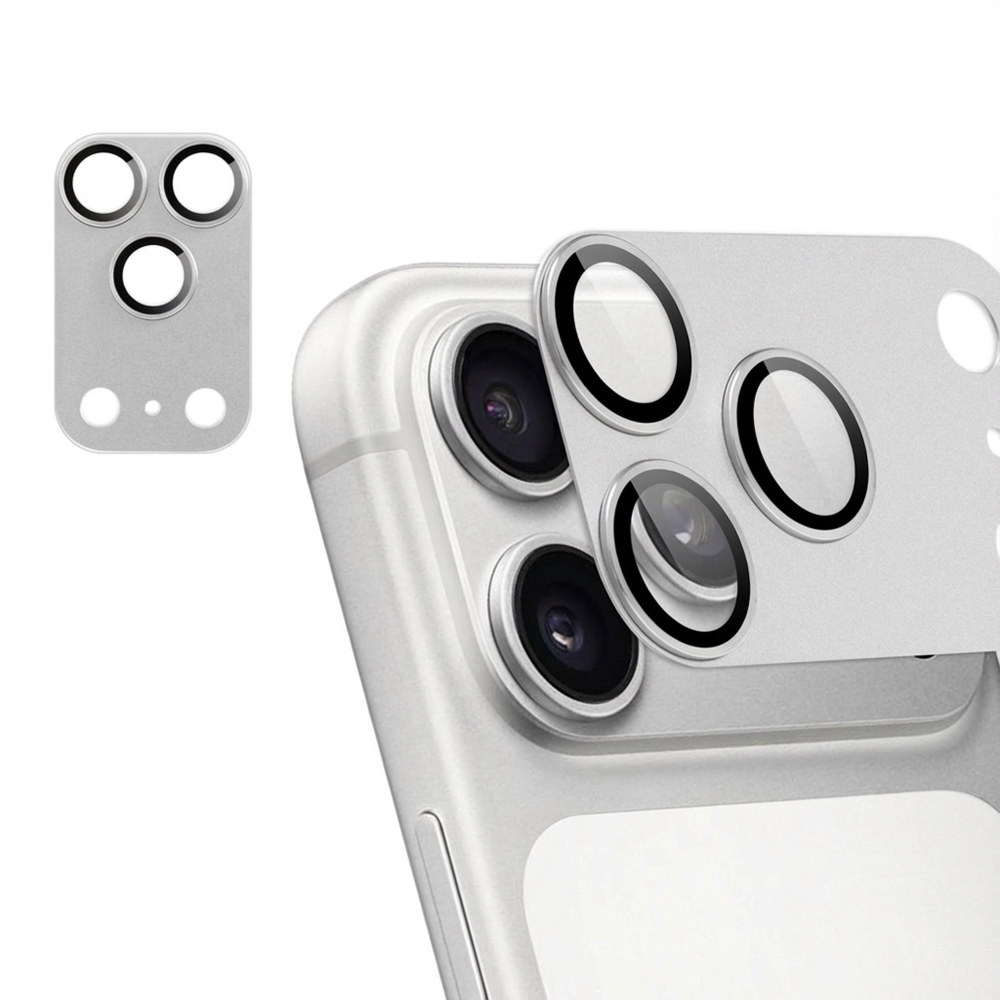 imoshion Camera Protector Glas 2 Pack voor de Apple iPhone 17 Pro Max - Silver
