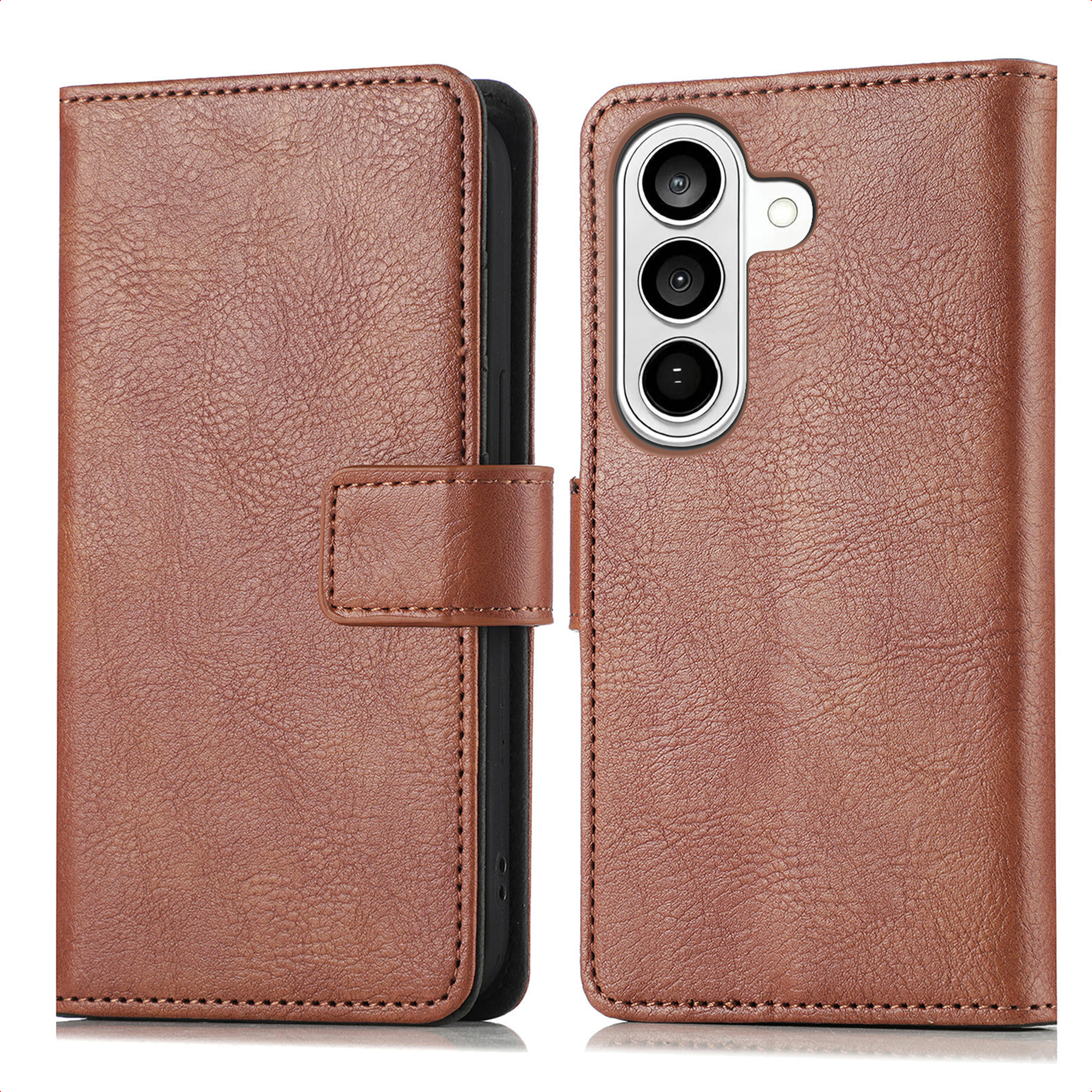 imoshion Luxe Bookcase voor de Samsung Galaxy S26 - Bruin