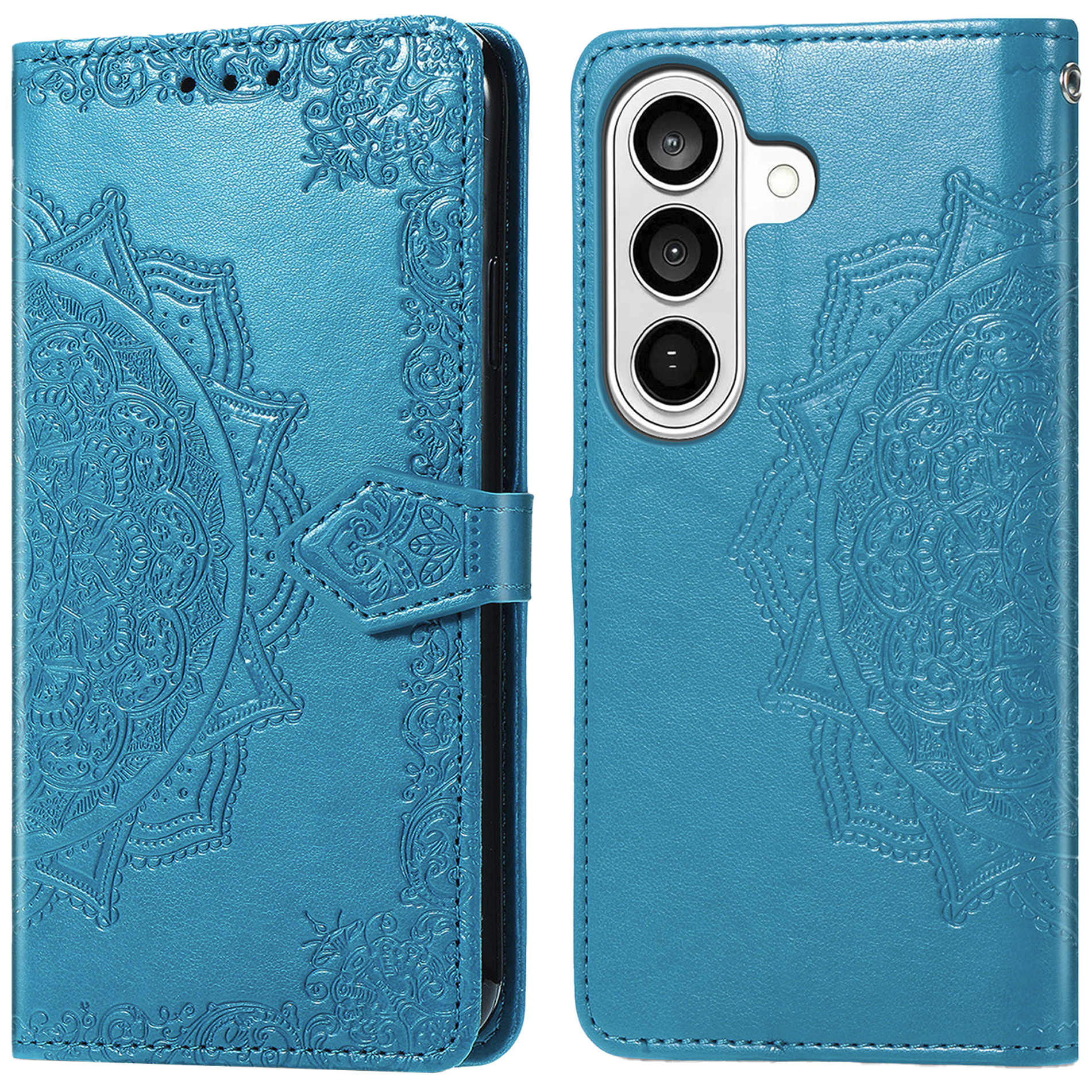 imoshion Mandala Bookcase voor de Samsung Galaxy S26 - Turquoise