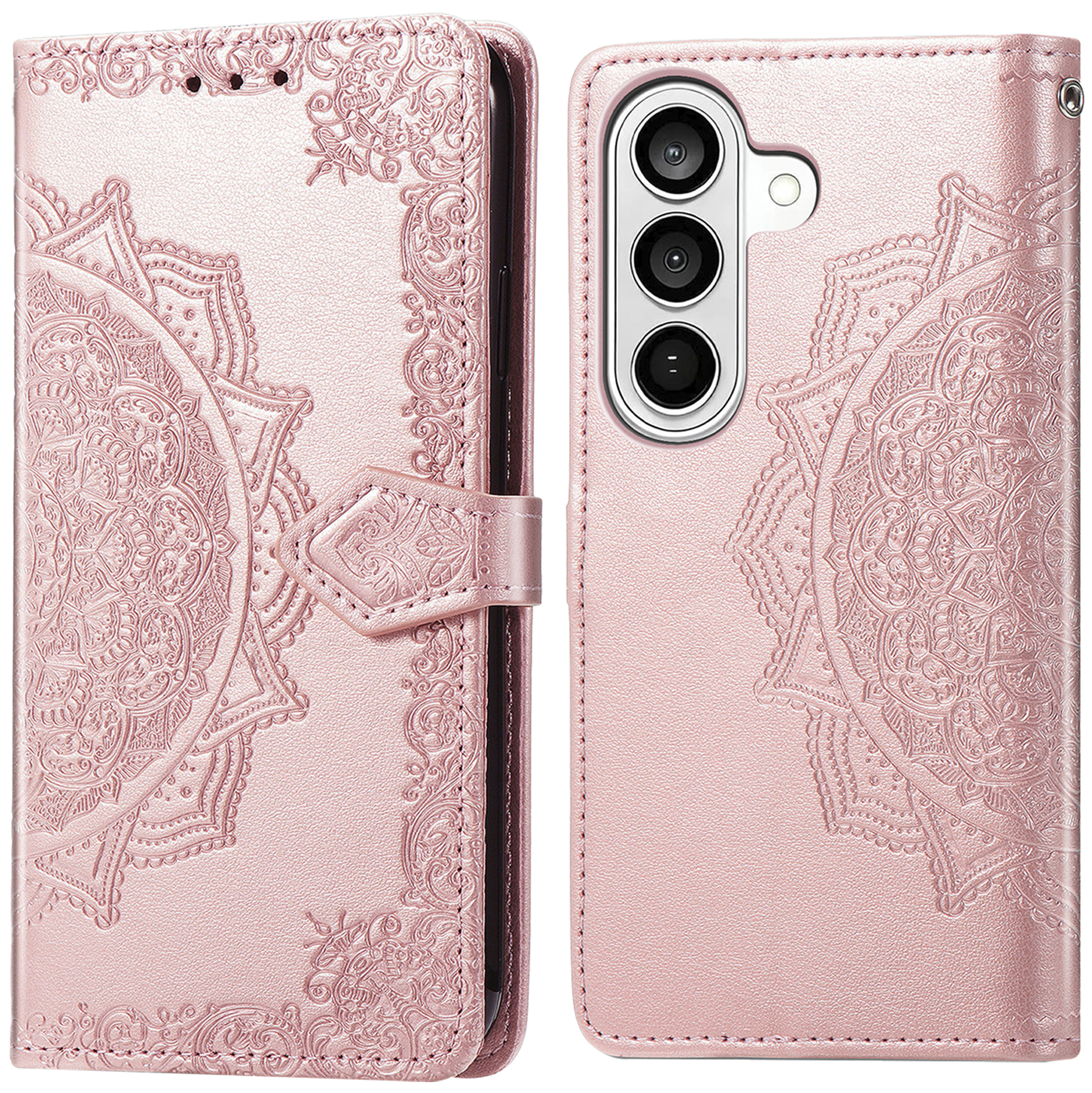 imoshion Mandala Bookcase voor de Samsung Galaxy S26 - Rose Gold