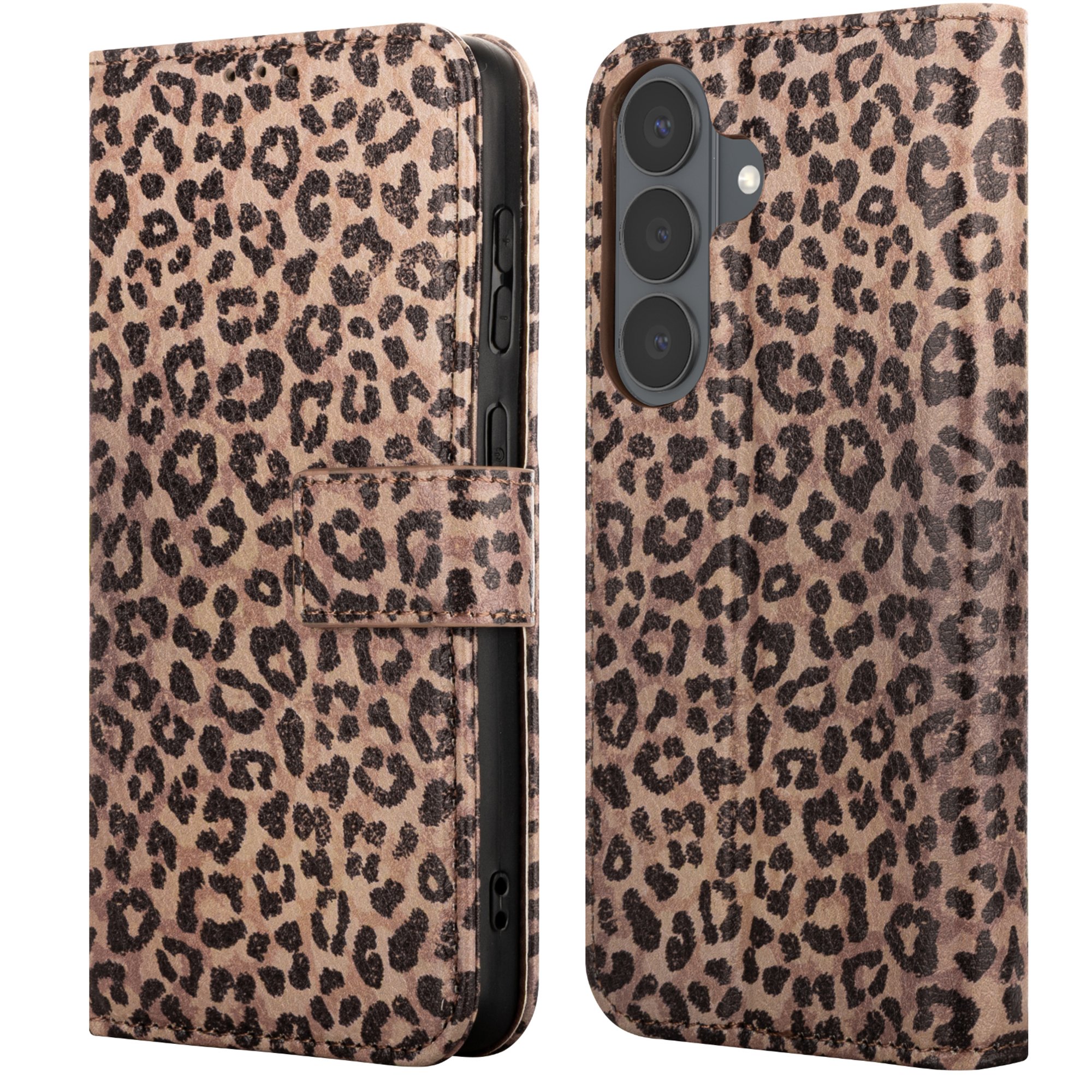 imoshion Design Bookcase voor de Samsung Galaxy S26 - Leopard Mood