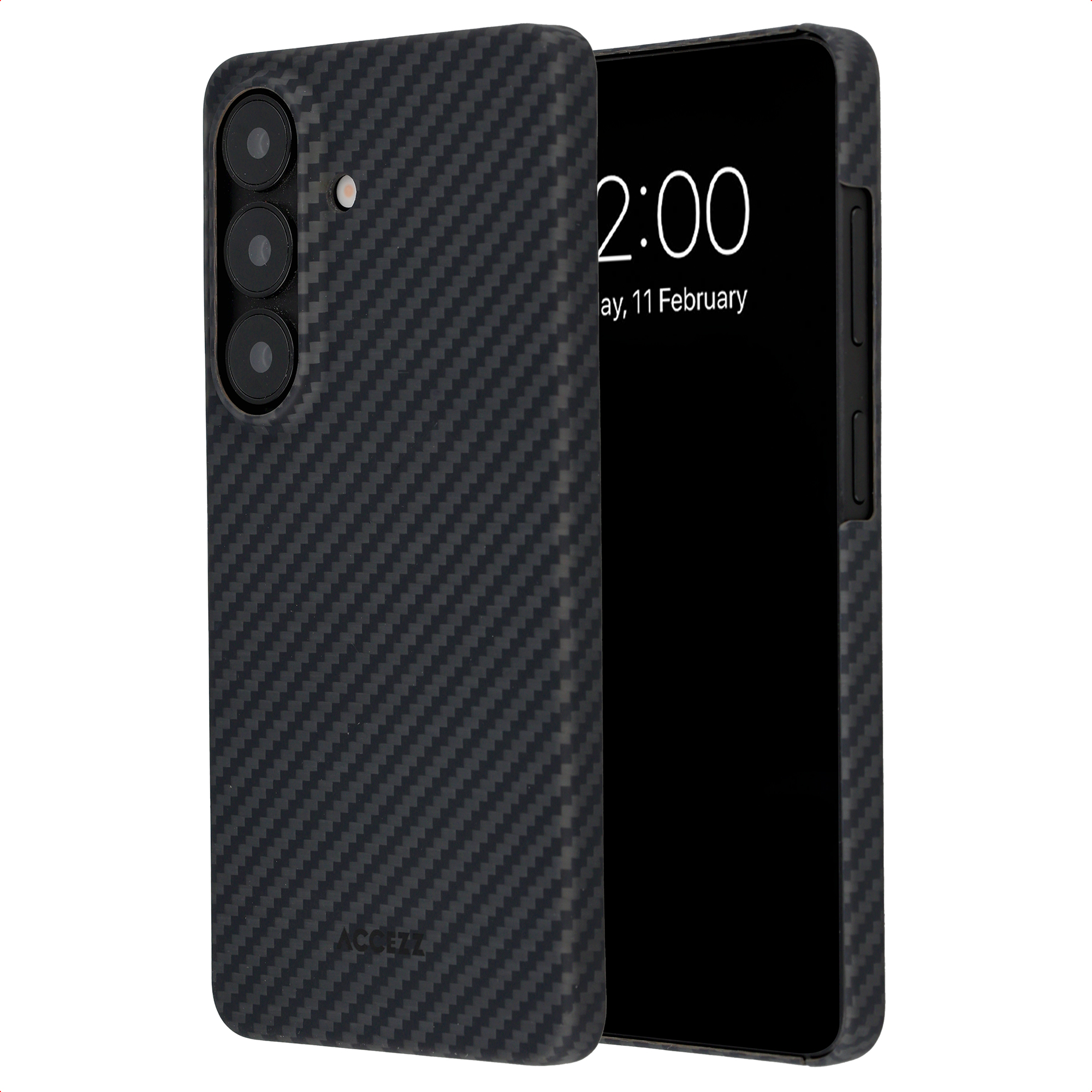 Accezz Coque Kevlar® MagSafe Samsung Galaxy S26 - Noir