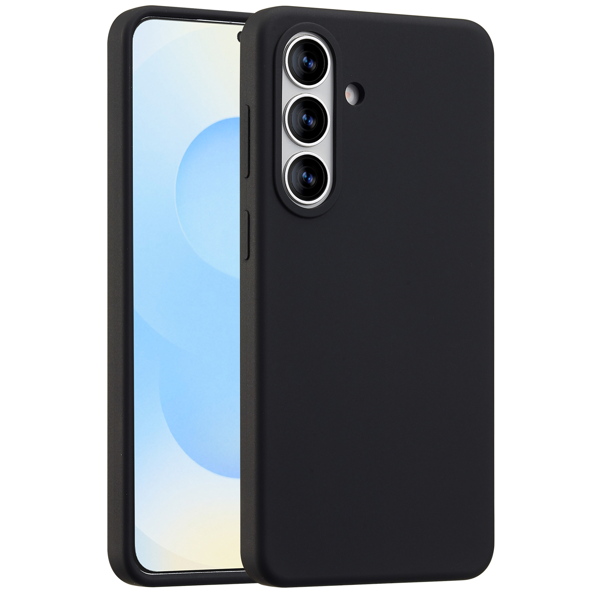 Accezz Coque Liquid Silicone avec MagSafe Samsung Galaxy S26 Plus - Noir