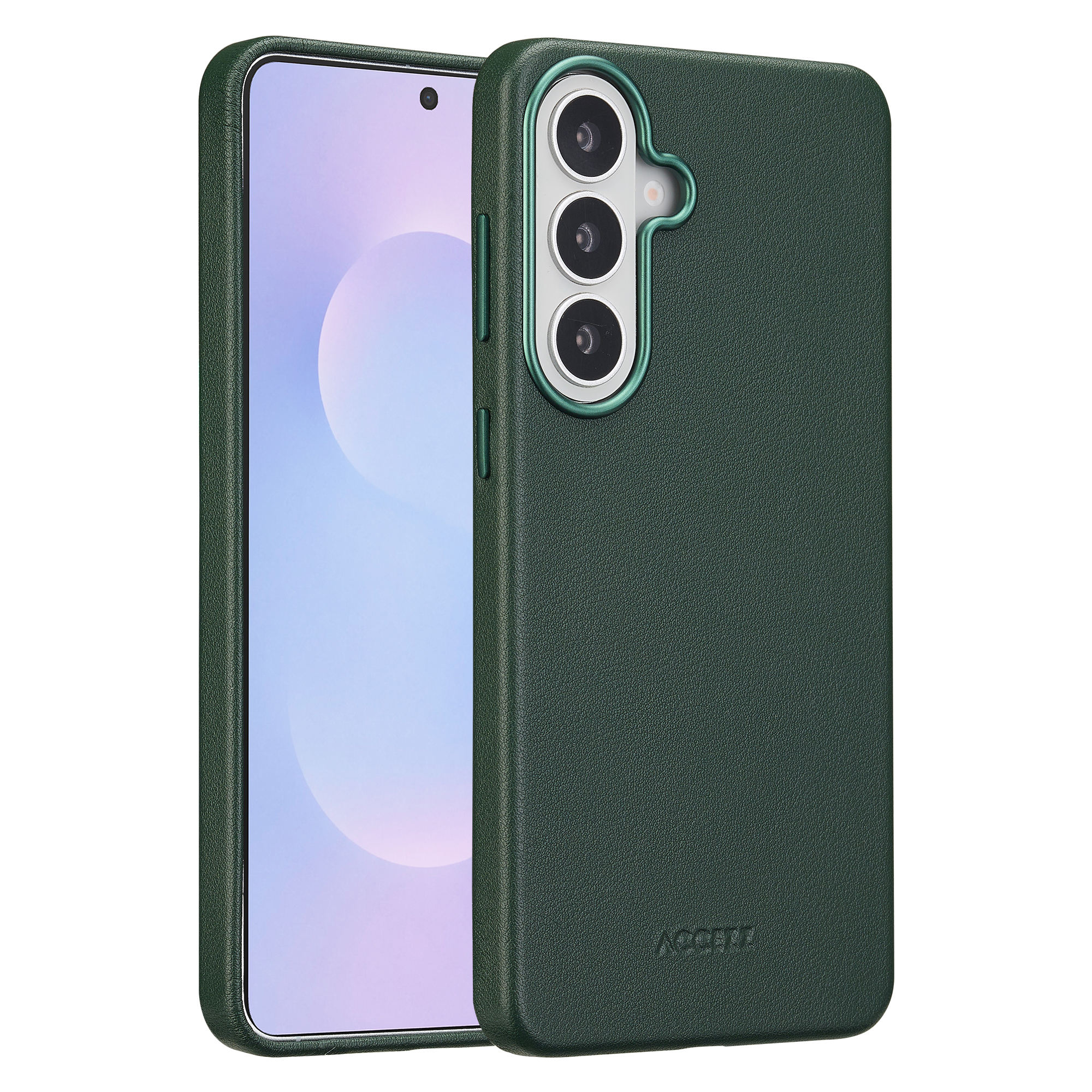 Accezz MagSafe Leather Backcover voor de Samsung Galaxy S26 Plus - Cedar Green